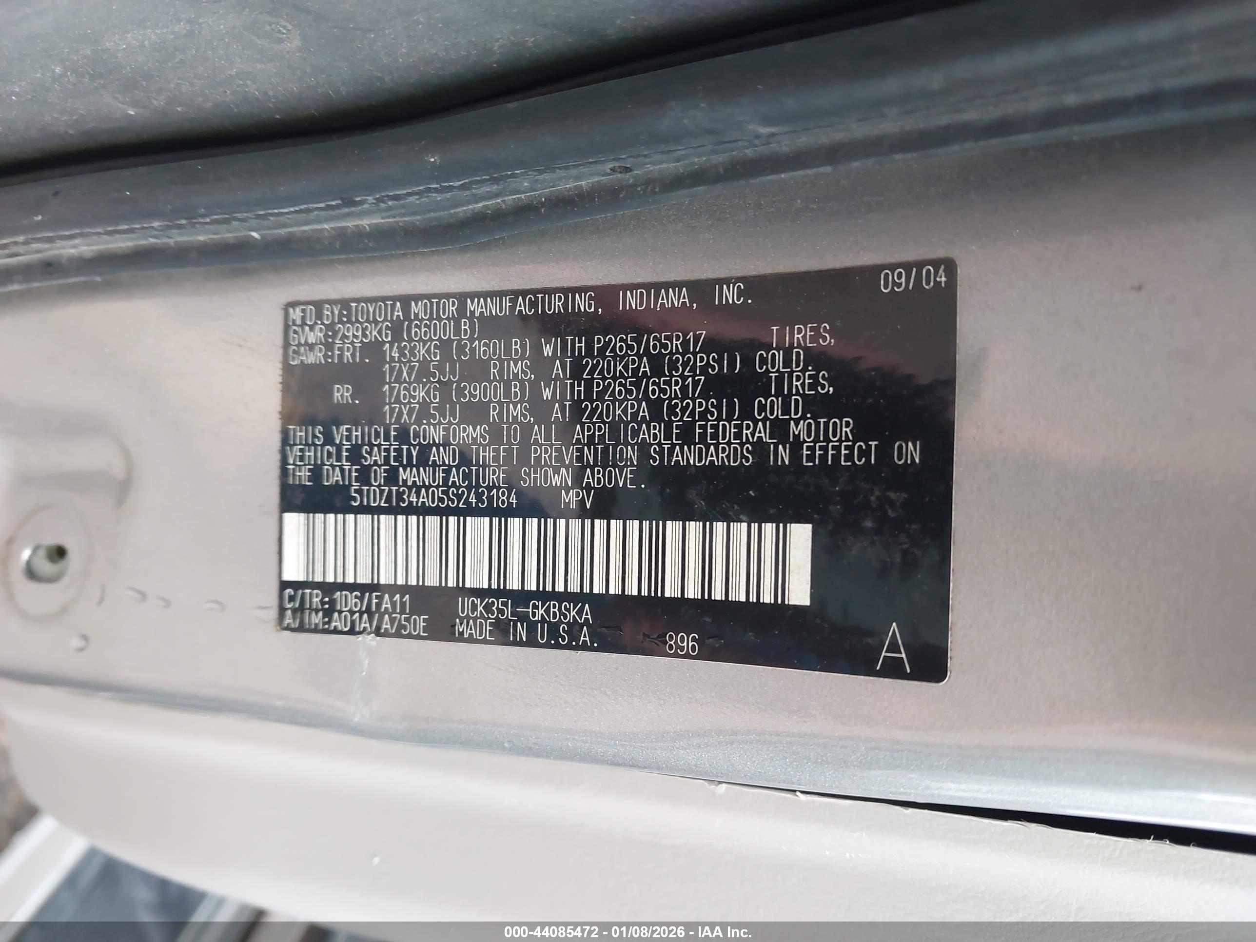 TOYOTA SEQUOIA image 9