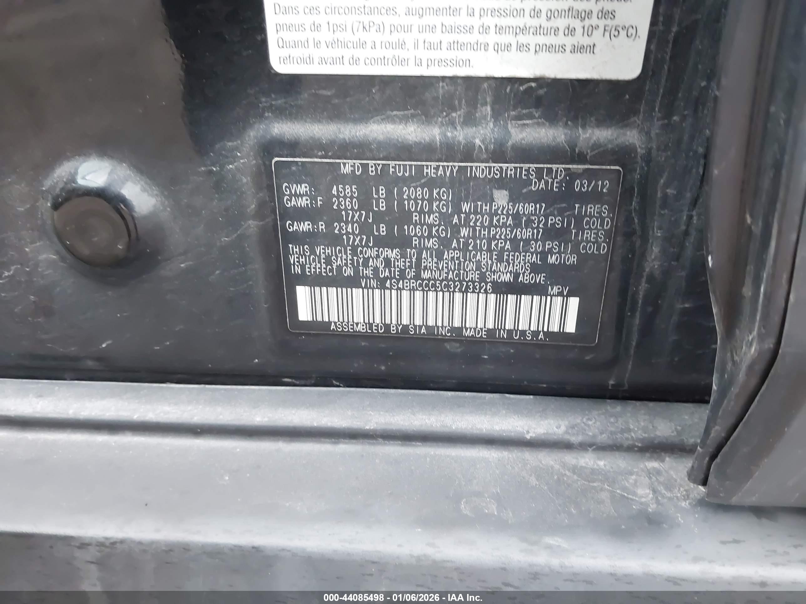 SUBARU OUTBACK image 9