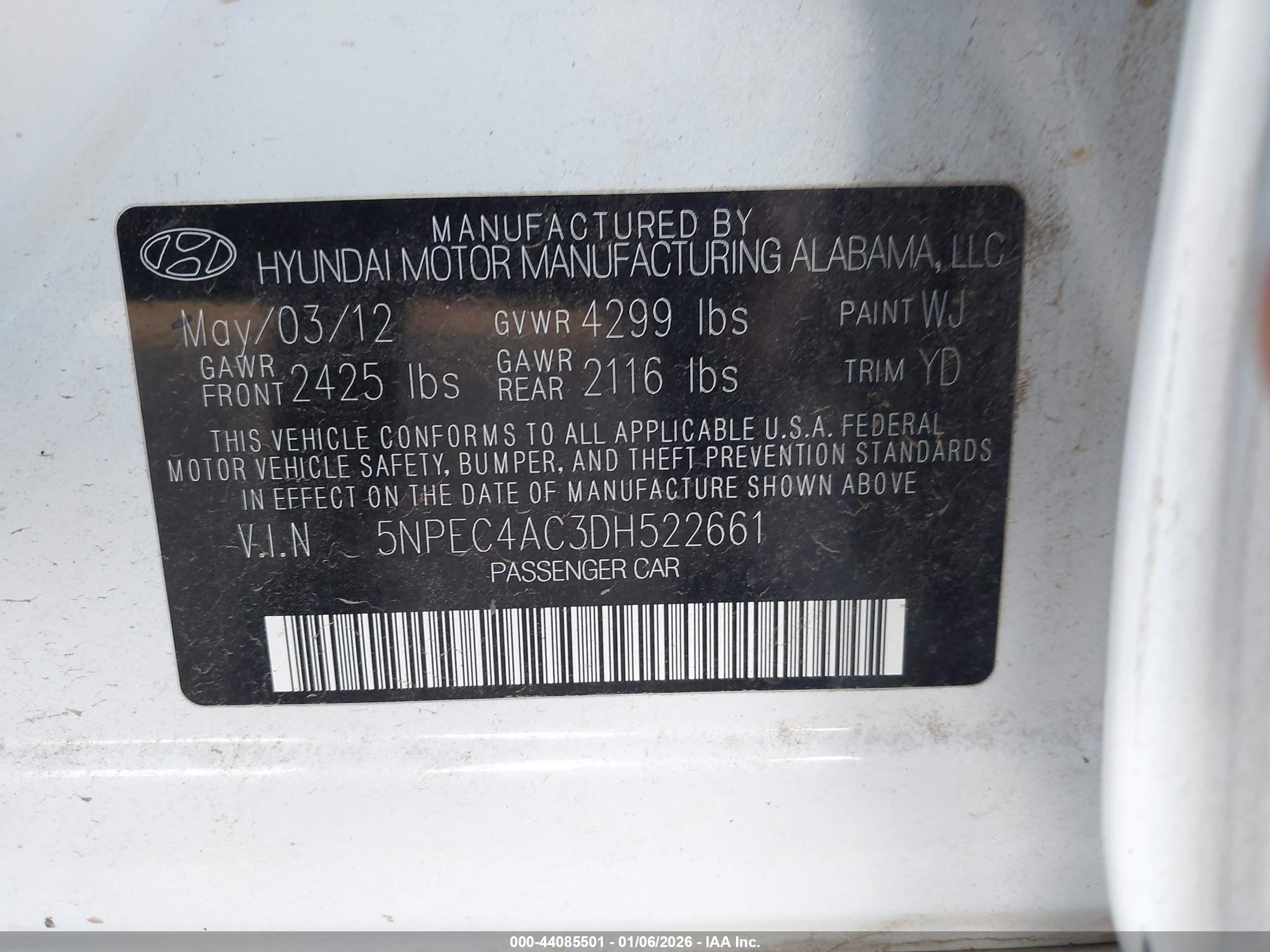 HYUNDAI SONATA image 9