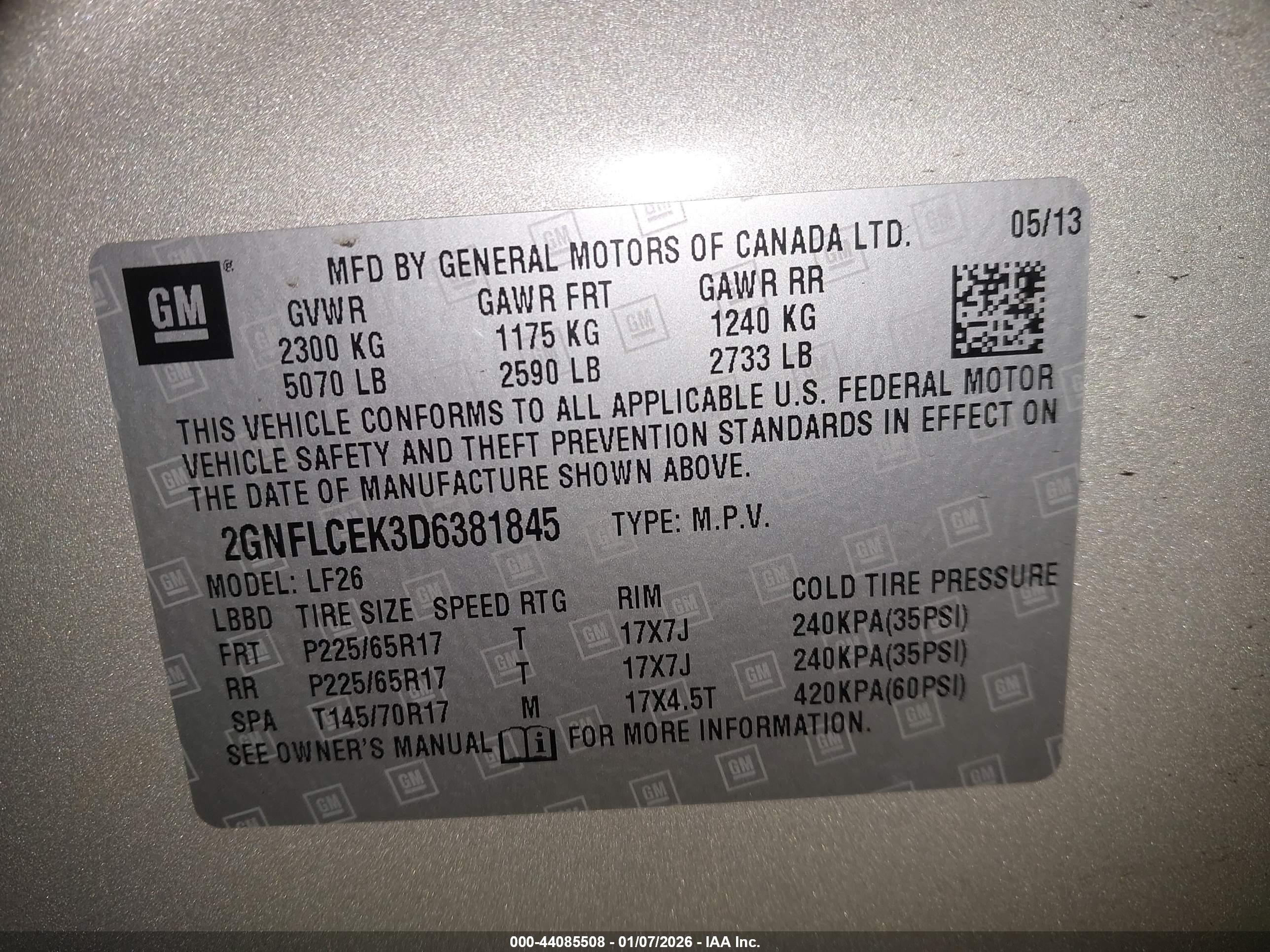 CHEVROLET EQUINOX image 9