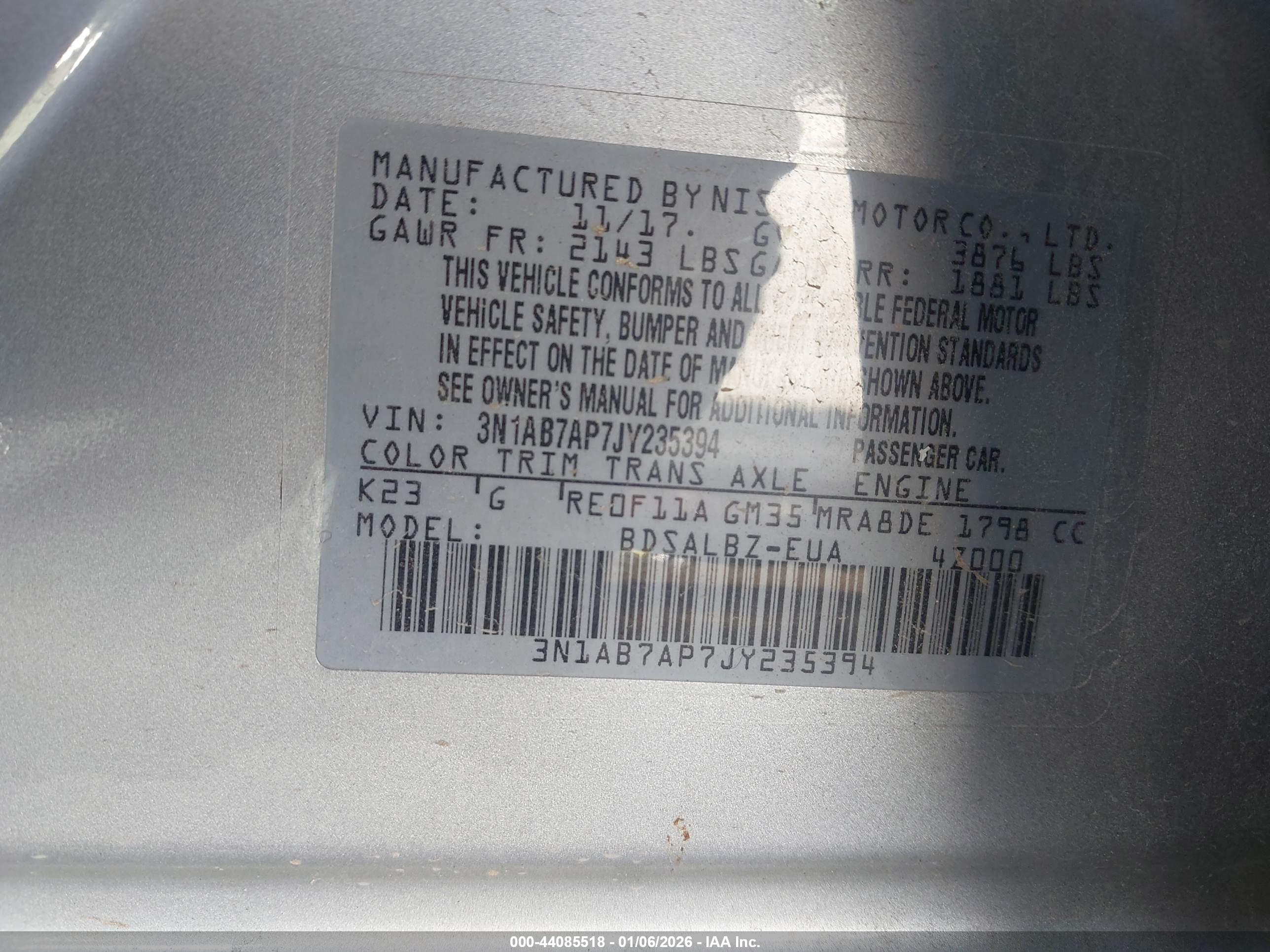 NISSAN SENTRA image 9