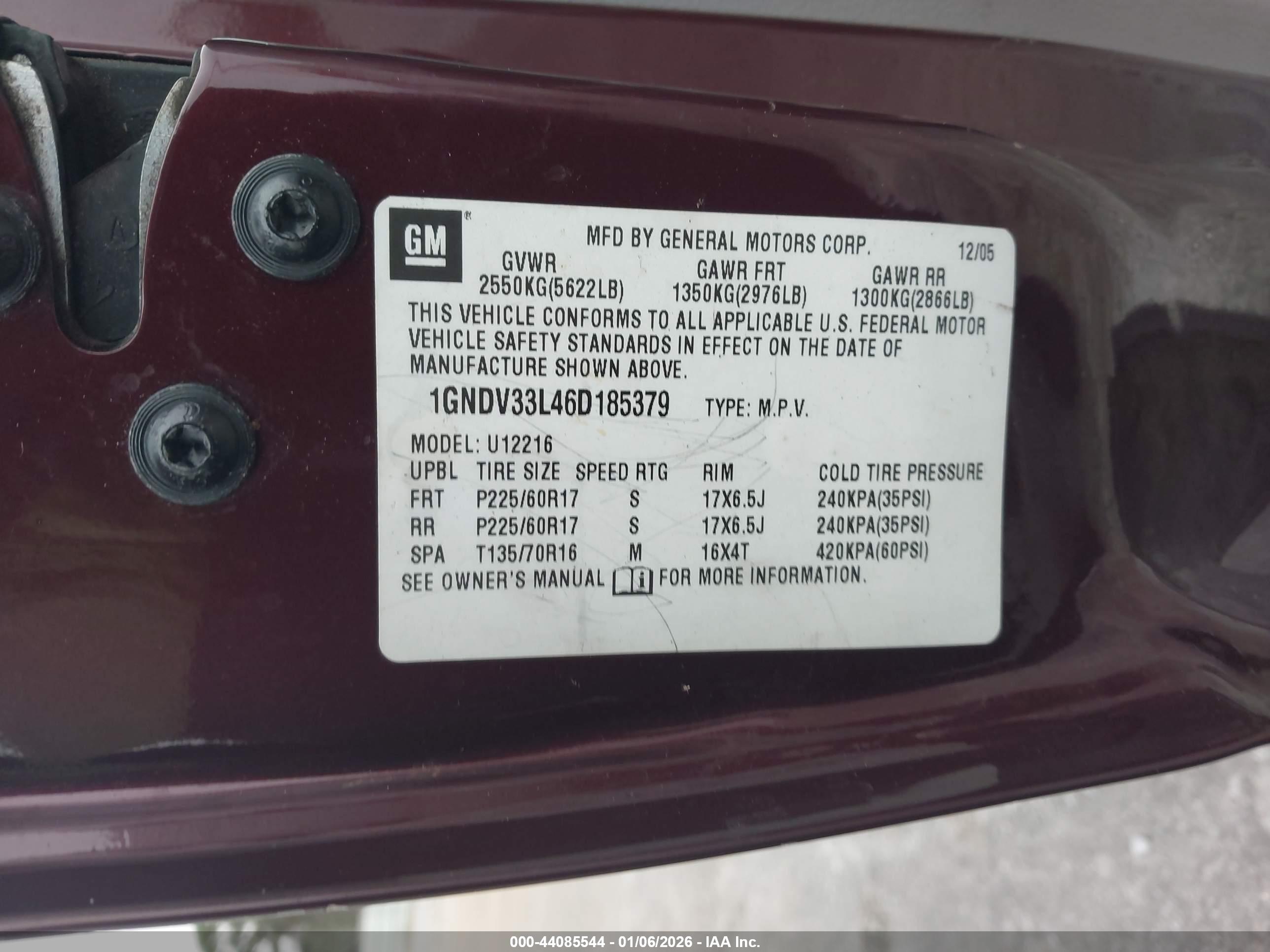 CHEVROLET UPLANDER image 9