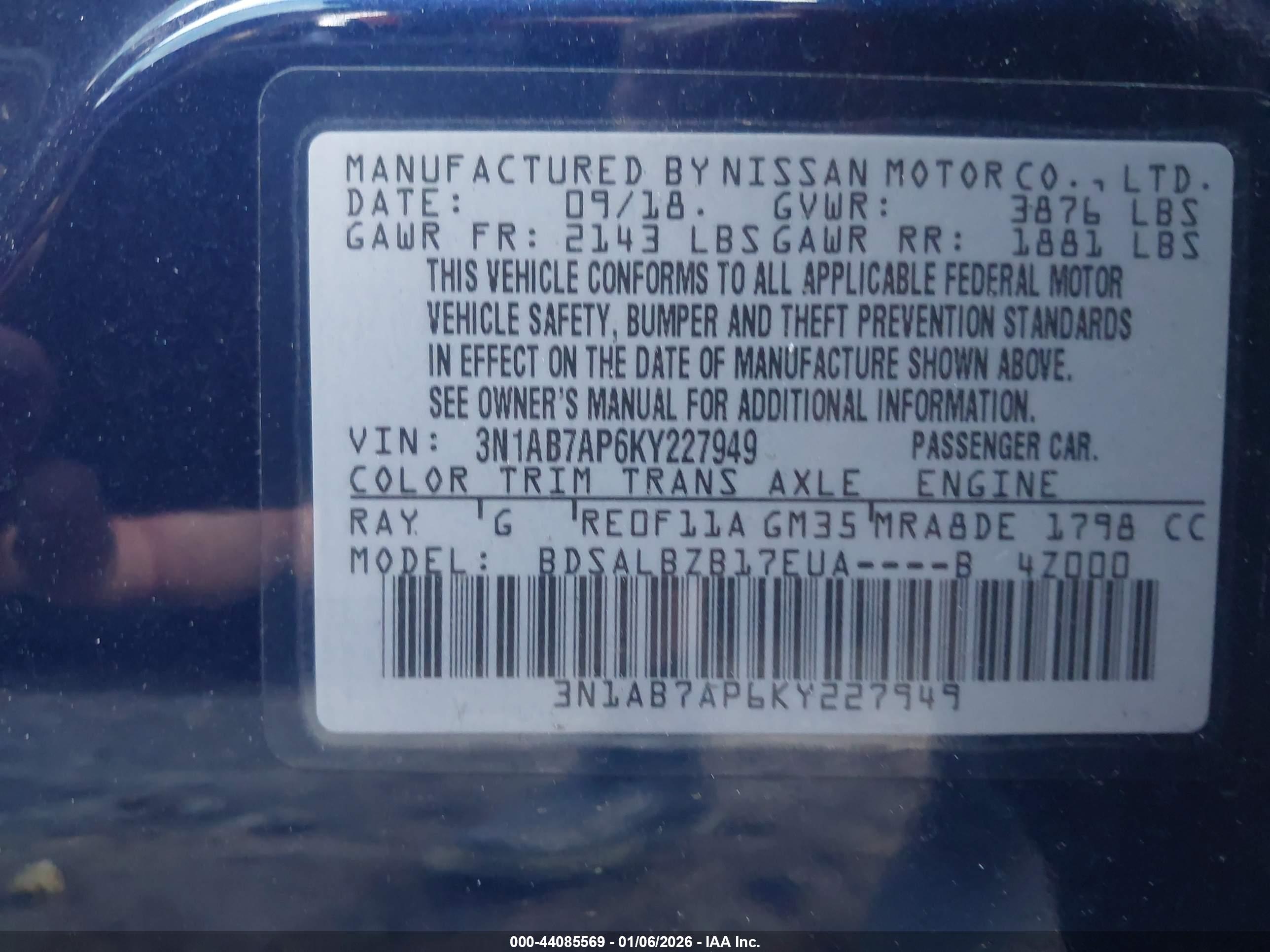 NISSAN SENTRA image 9