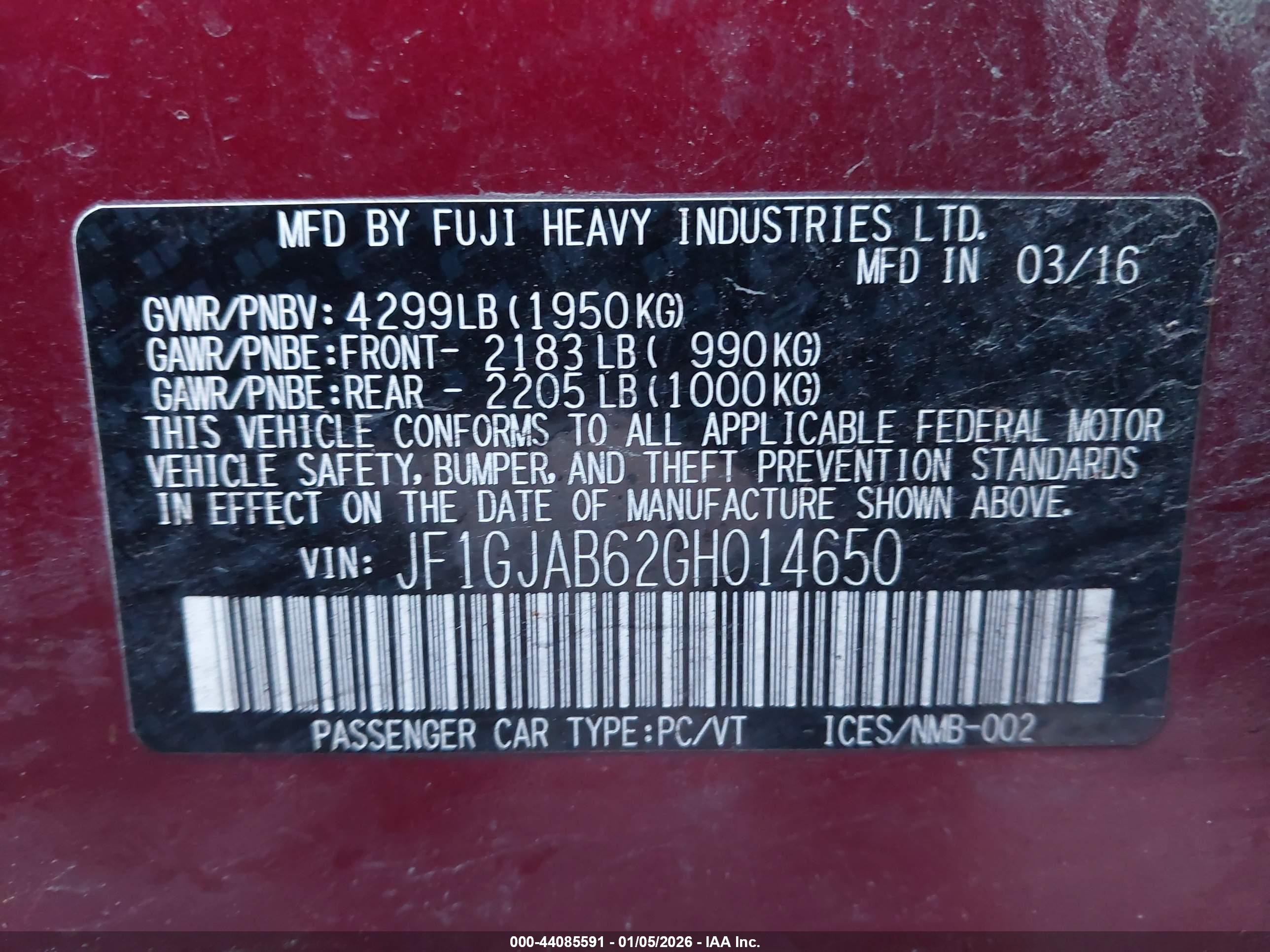 SUBARU IMPREZA image 9