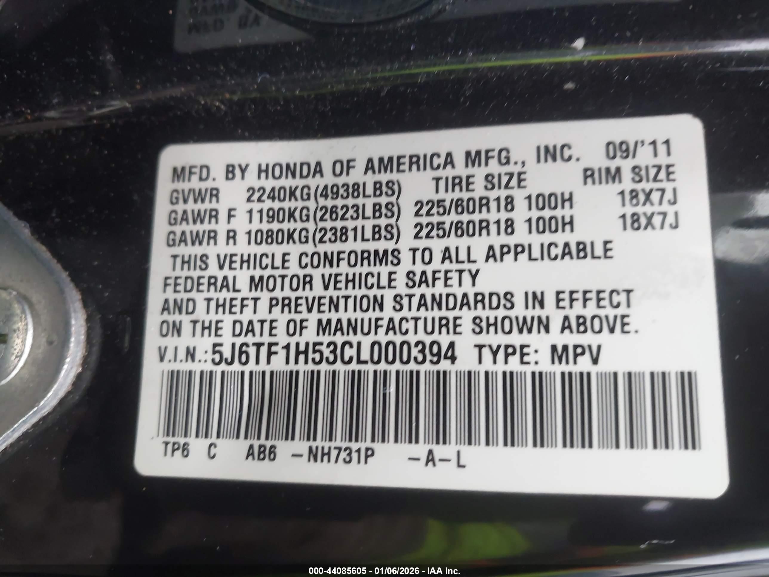 HONDA CROSSTOUR image 9
