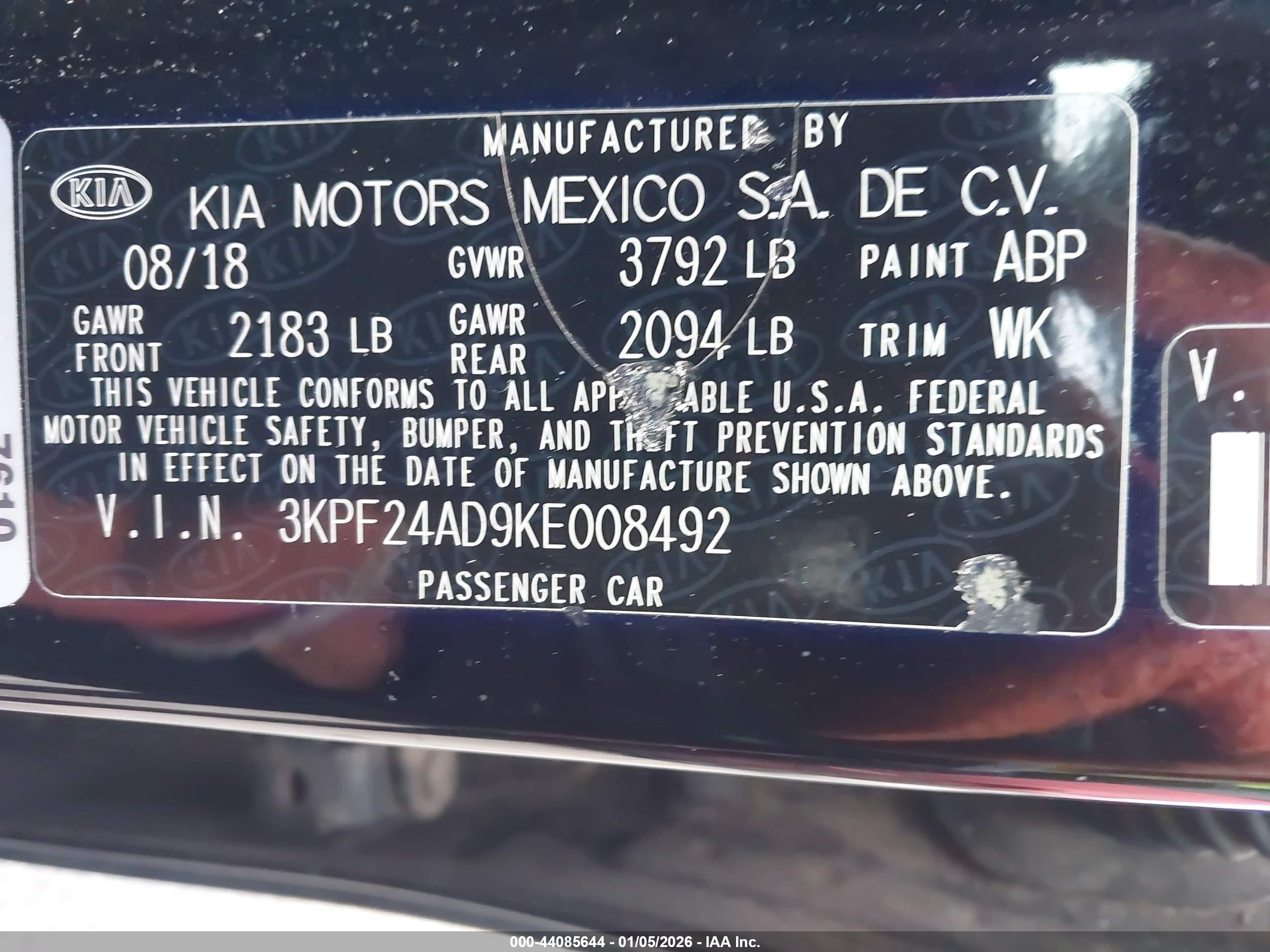 KIA FORTE image 9