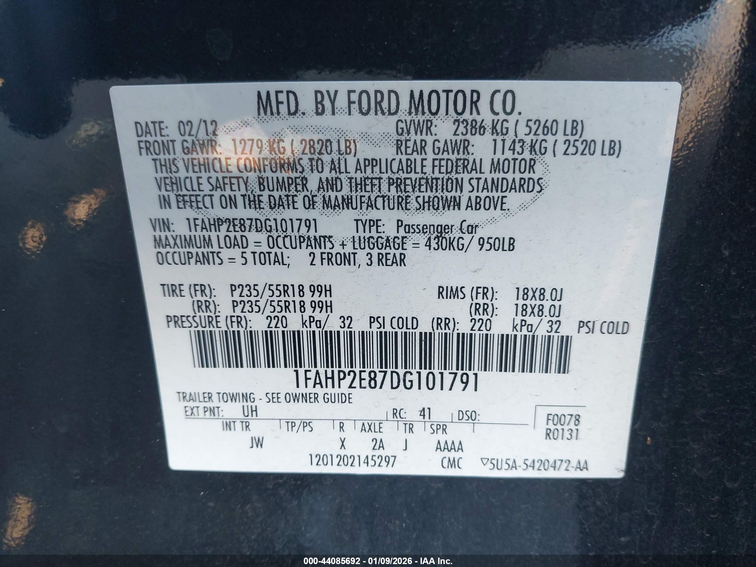 FORD TAURUS image 9