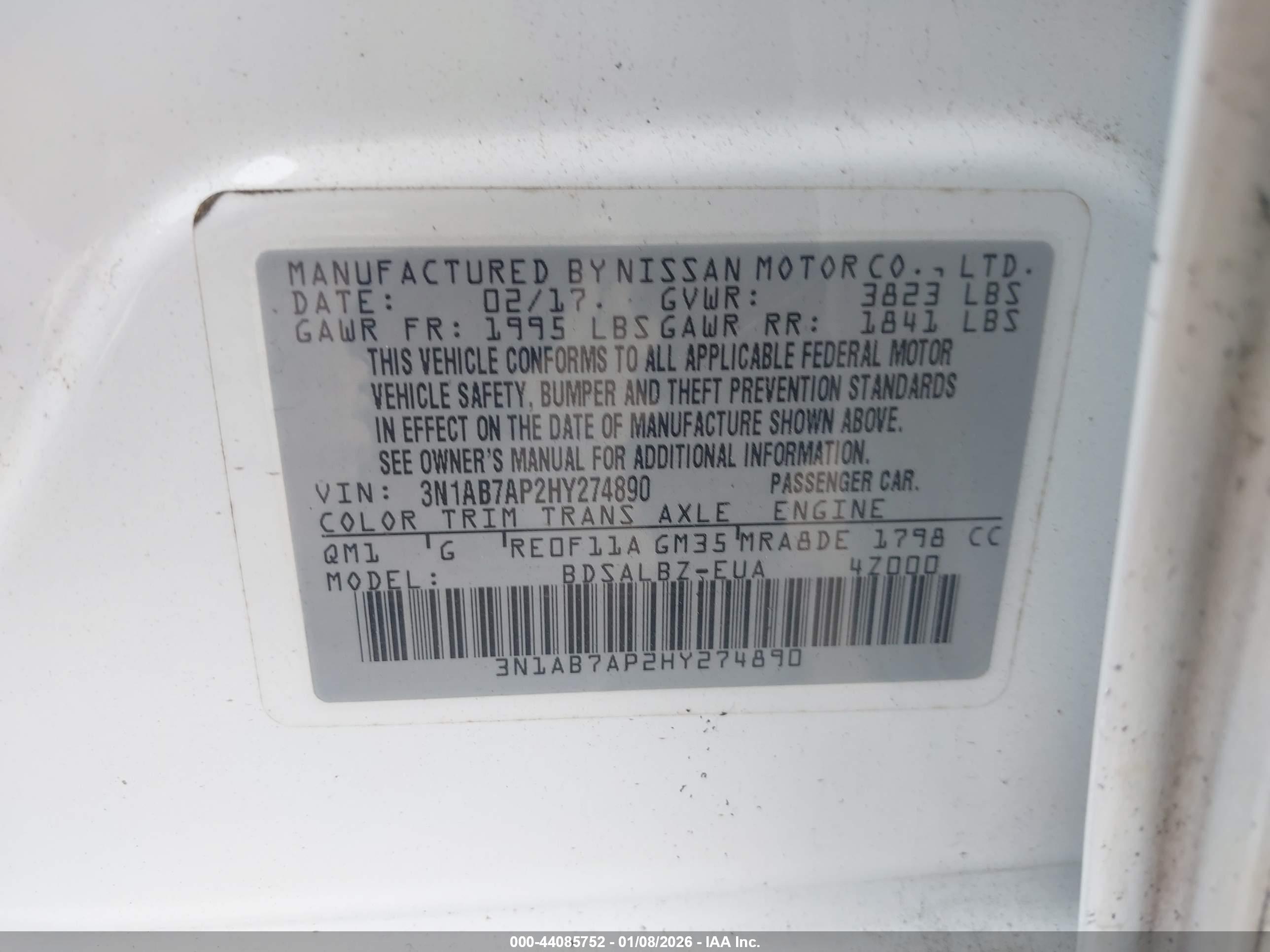 NISSAN SENTRA image 9