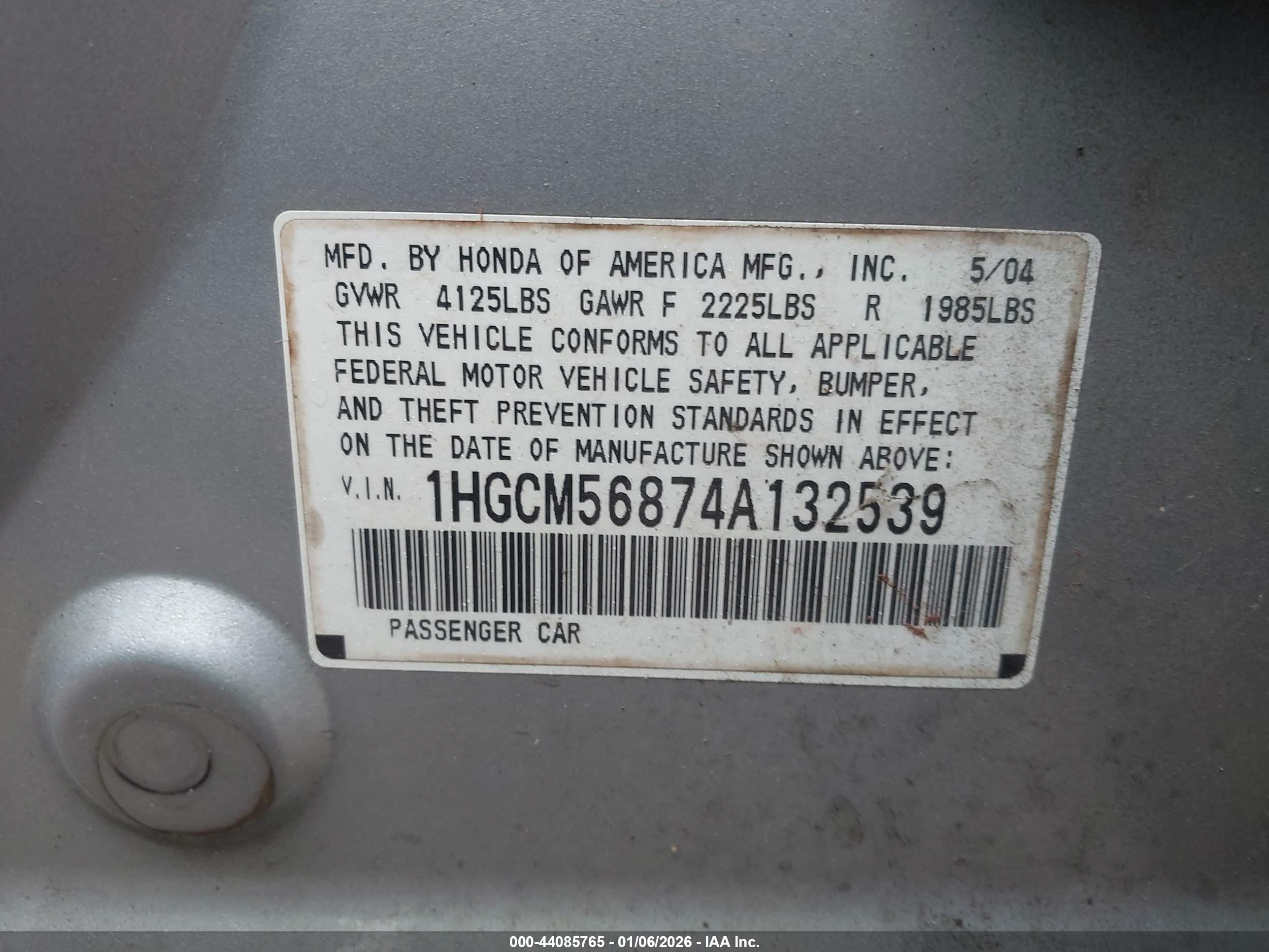 HONDA ACCORD image 9