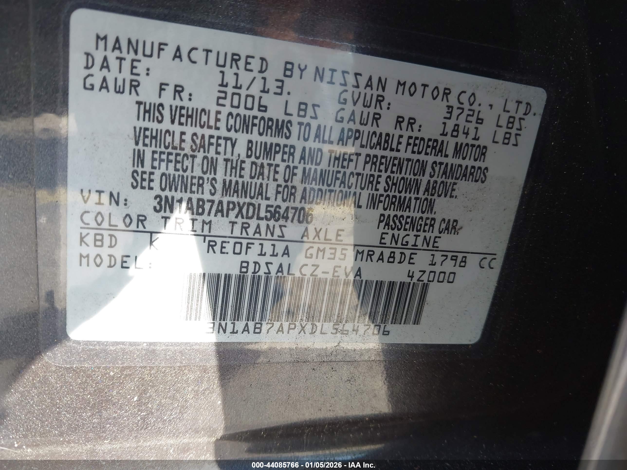 NISSAN SENTRA image 9