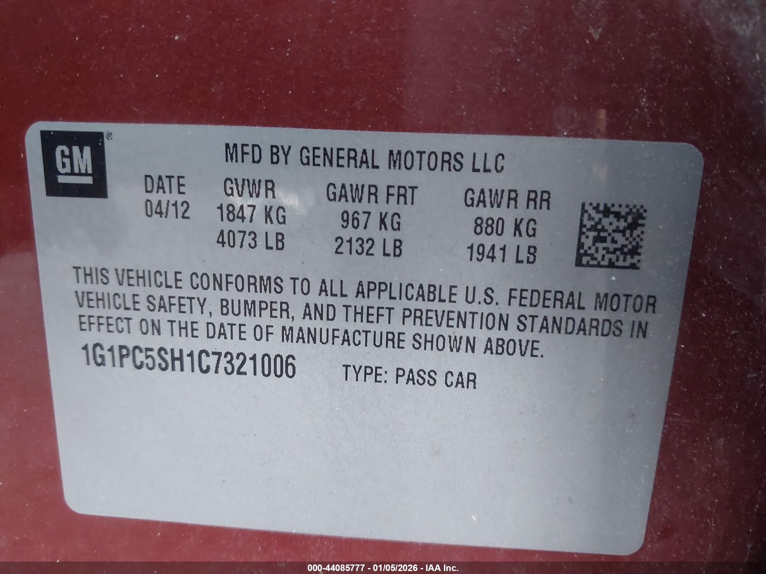 CHEVROLET CRUZE image 9