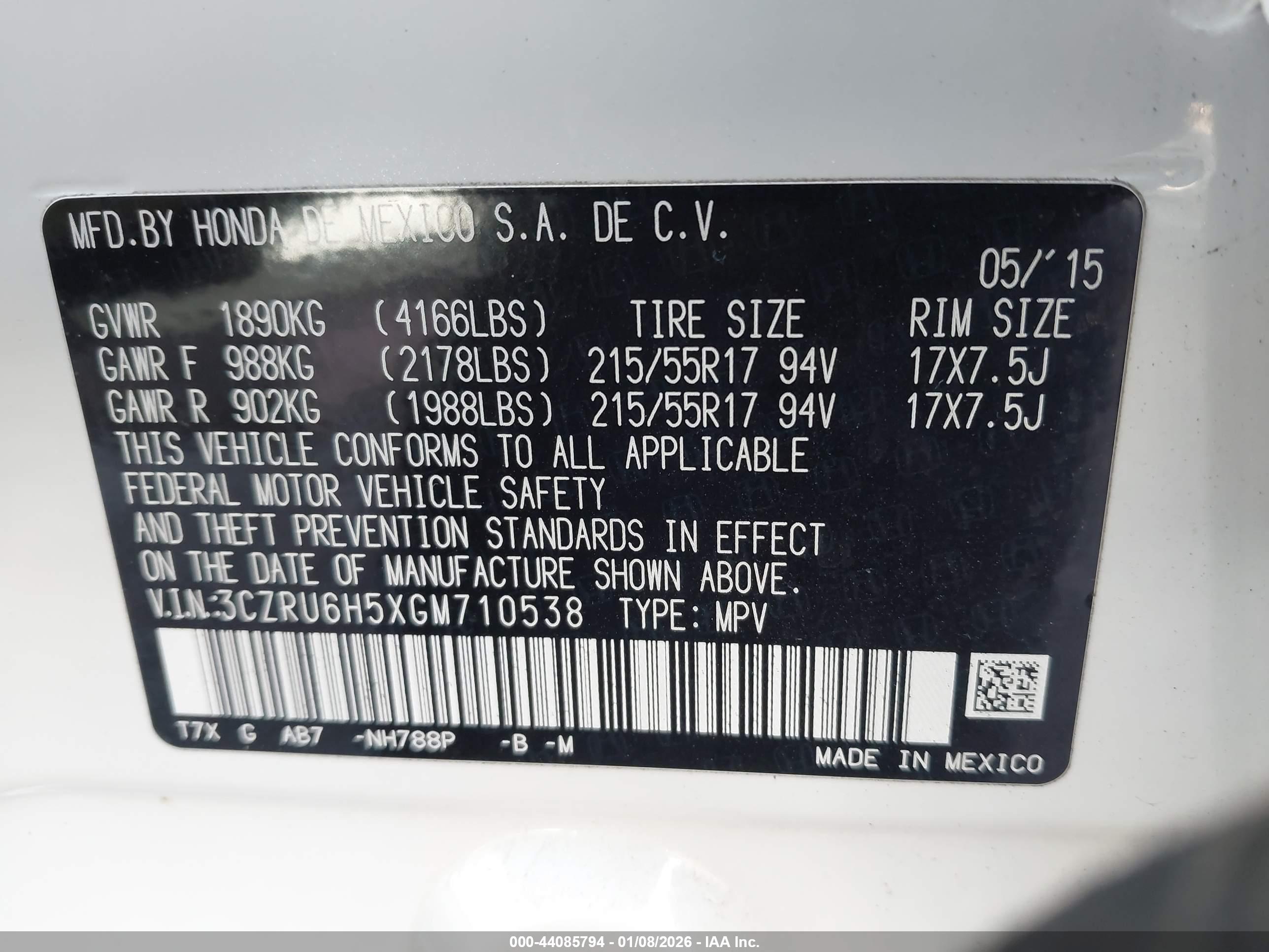 HONDA HR-V image 9