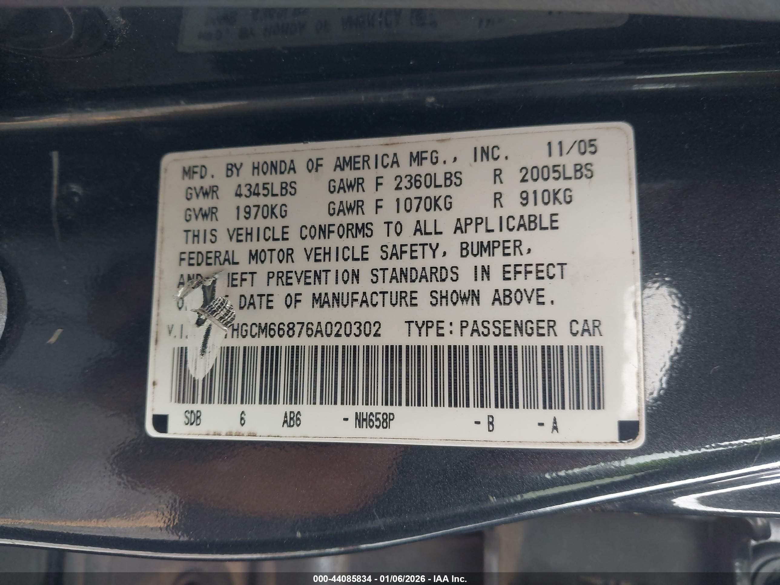 HONDA ACCORD image 9