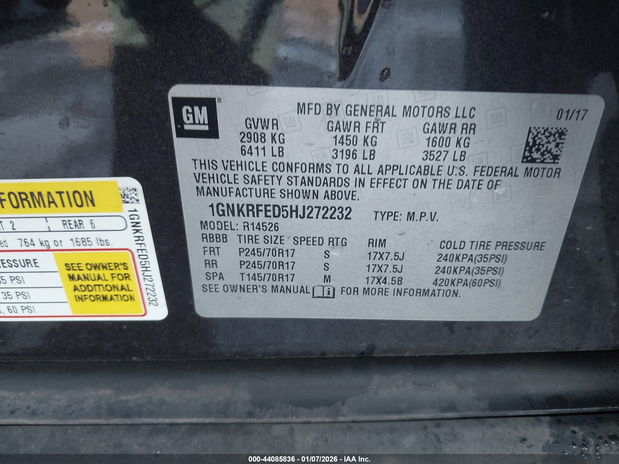 CHEVROLET TRAVERSE image 9