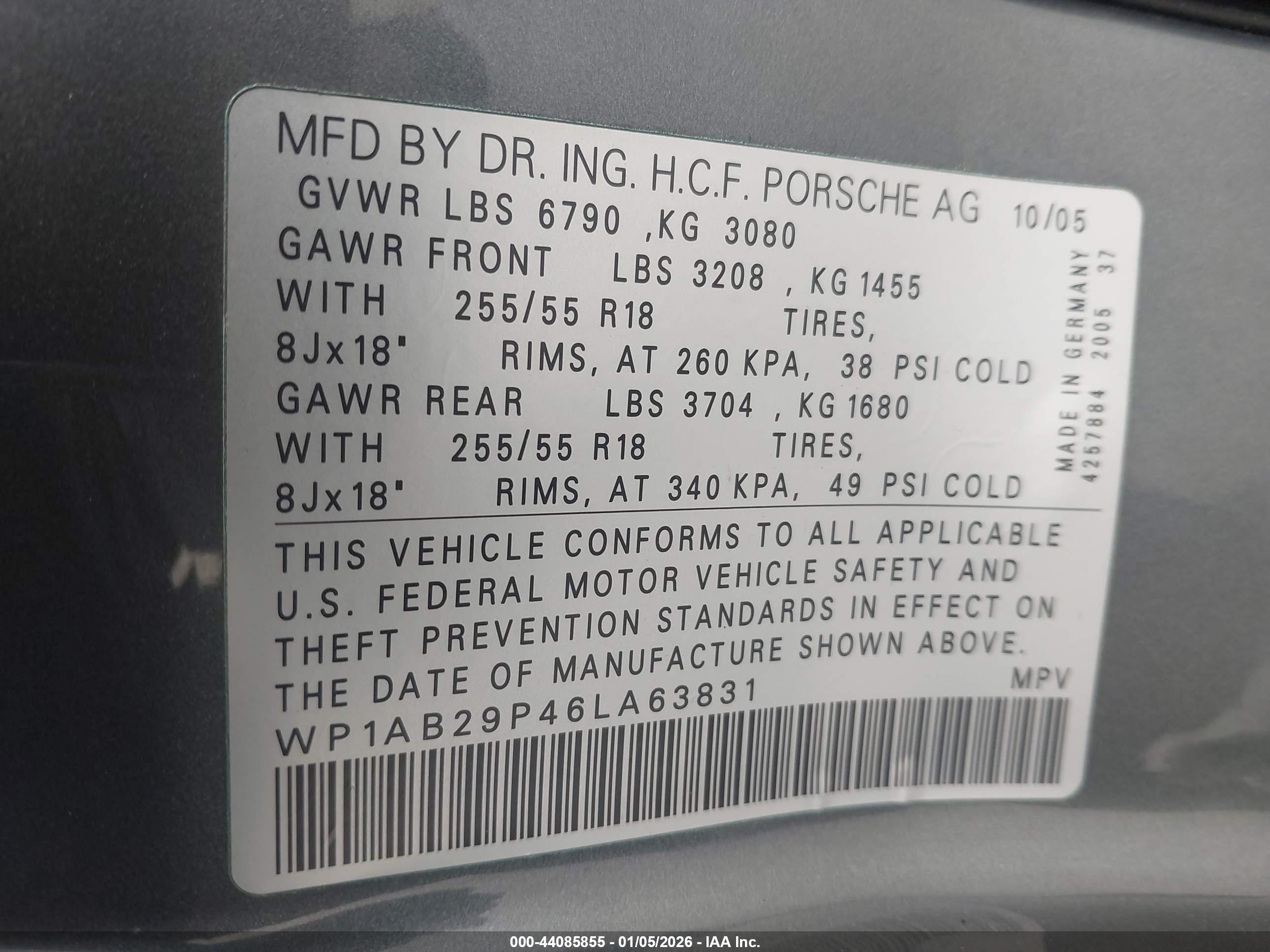 PORSCHE CAYENNE image 9