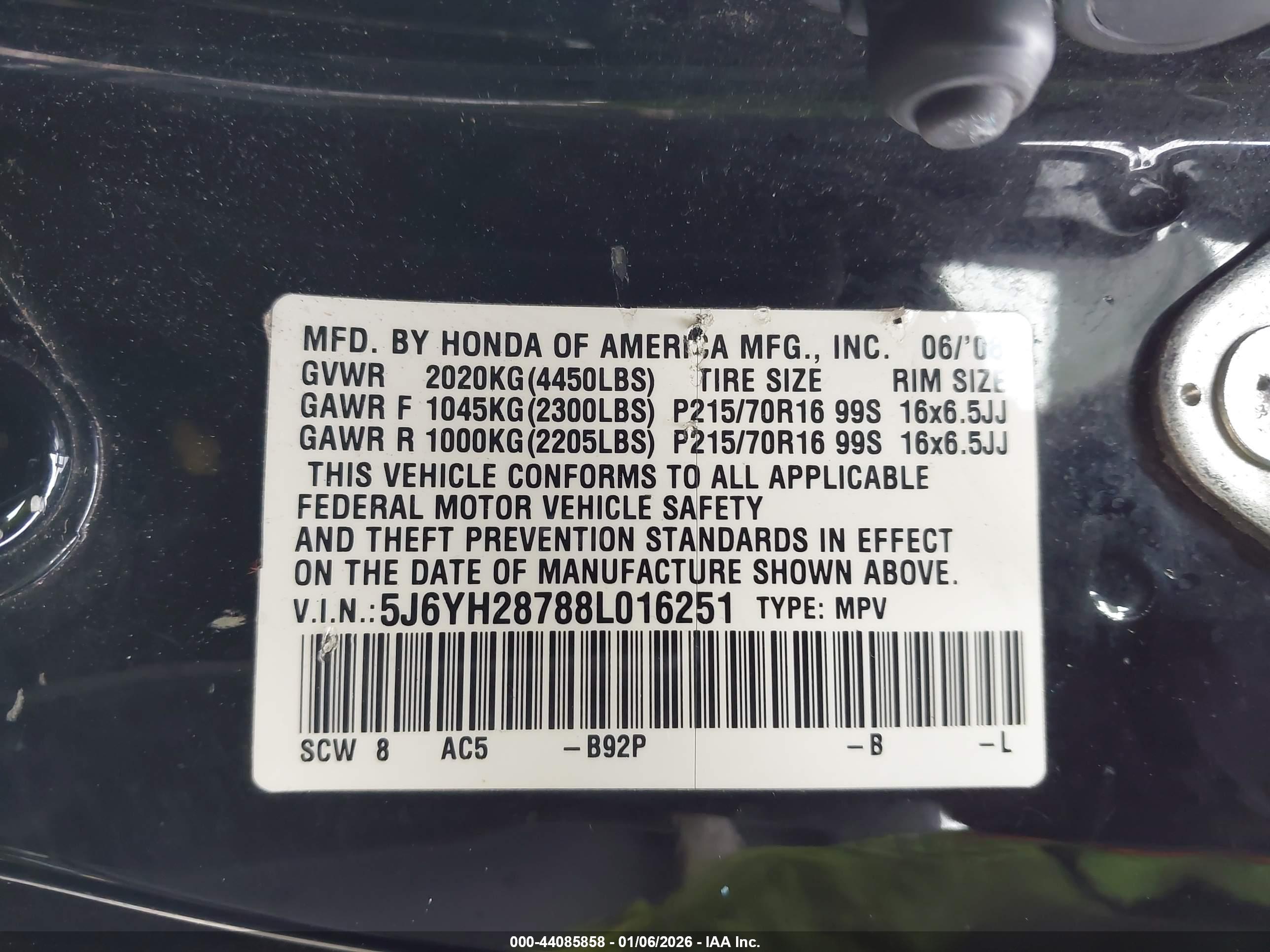 HONDA ELEMENT image 9