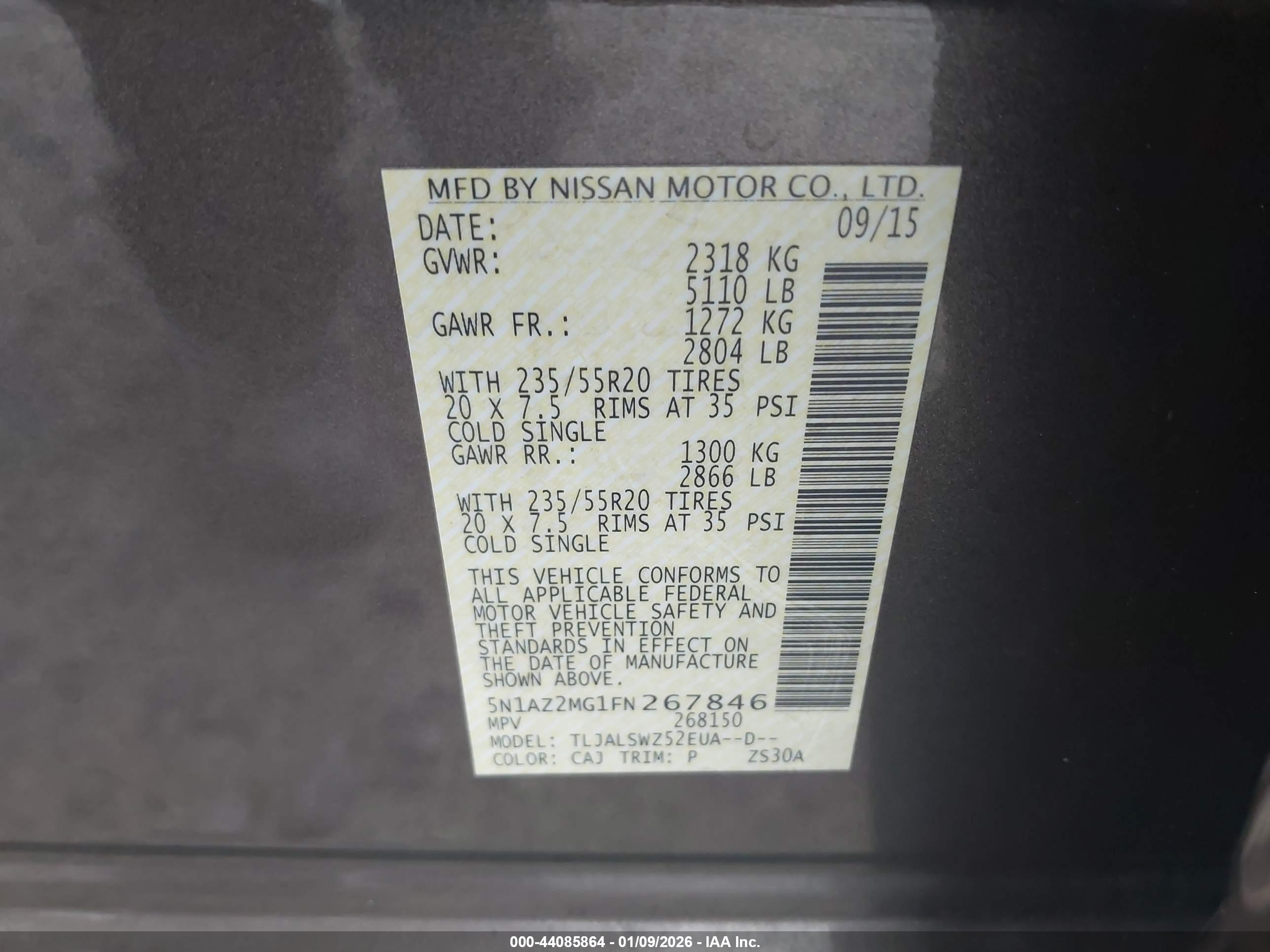 NISSAN MURANO image 9