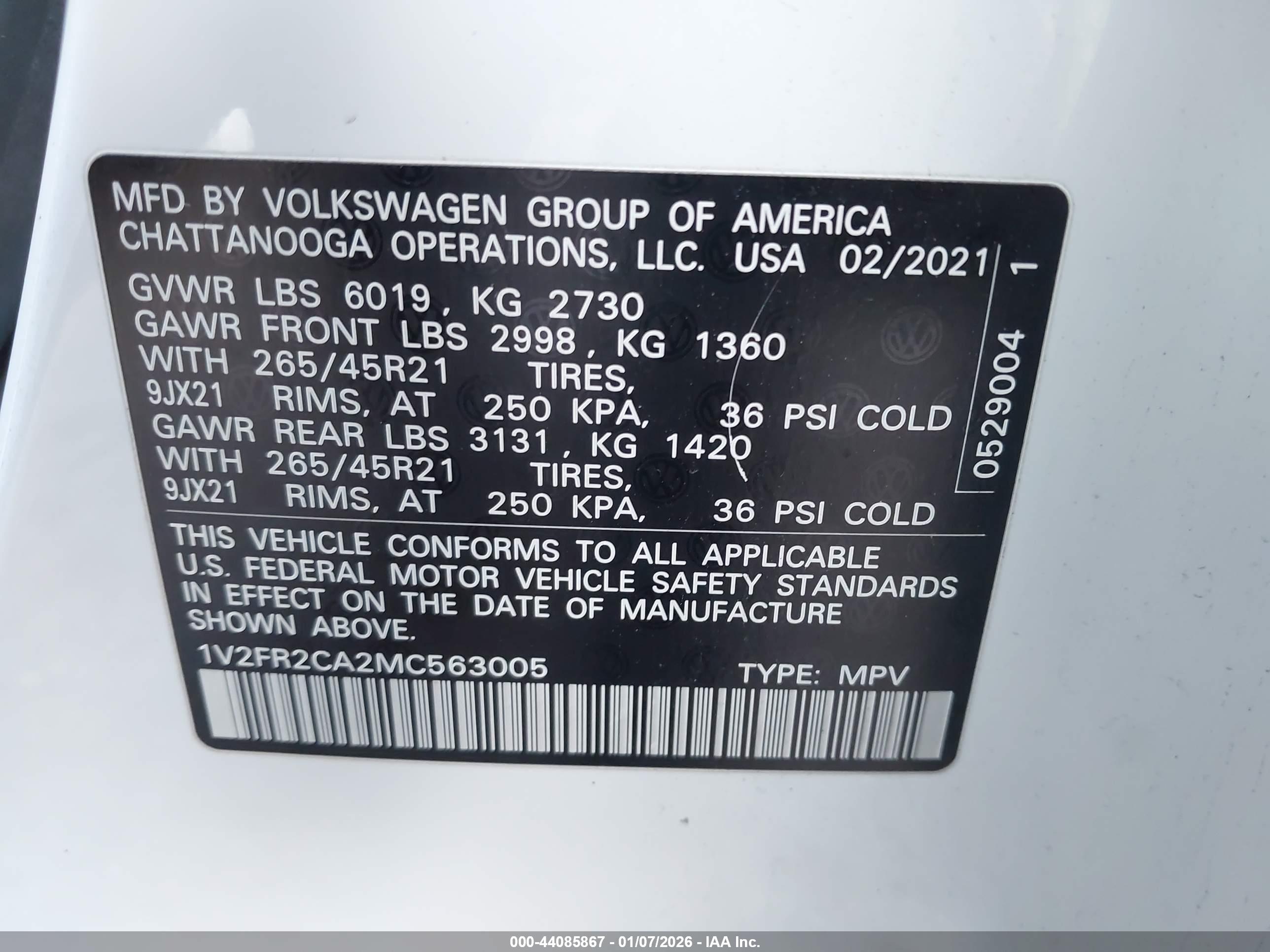 VOLKSWAGEN ATLAS image 9