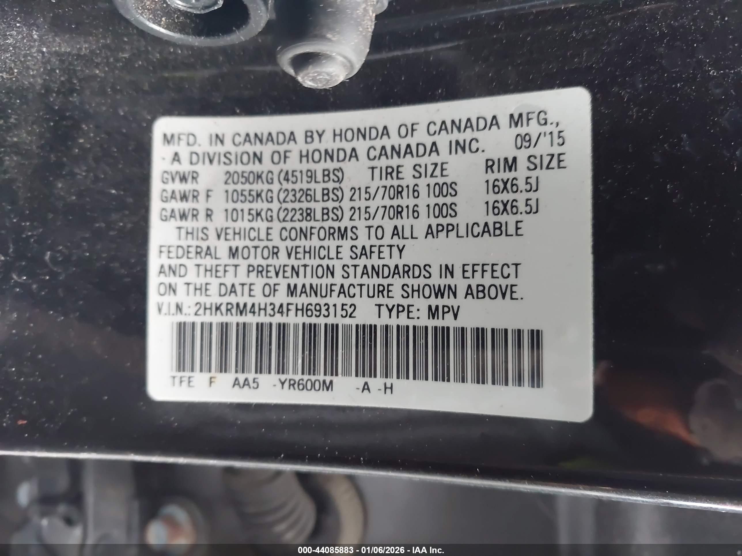HONDA CR-V image 9