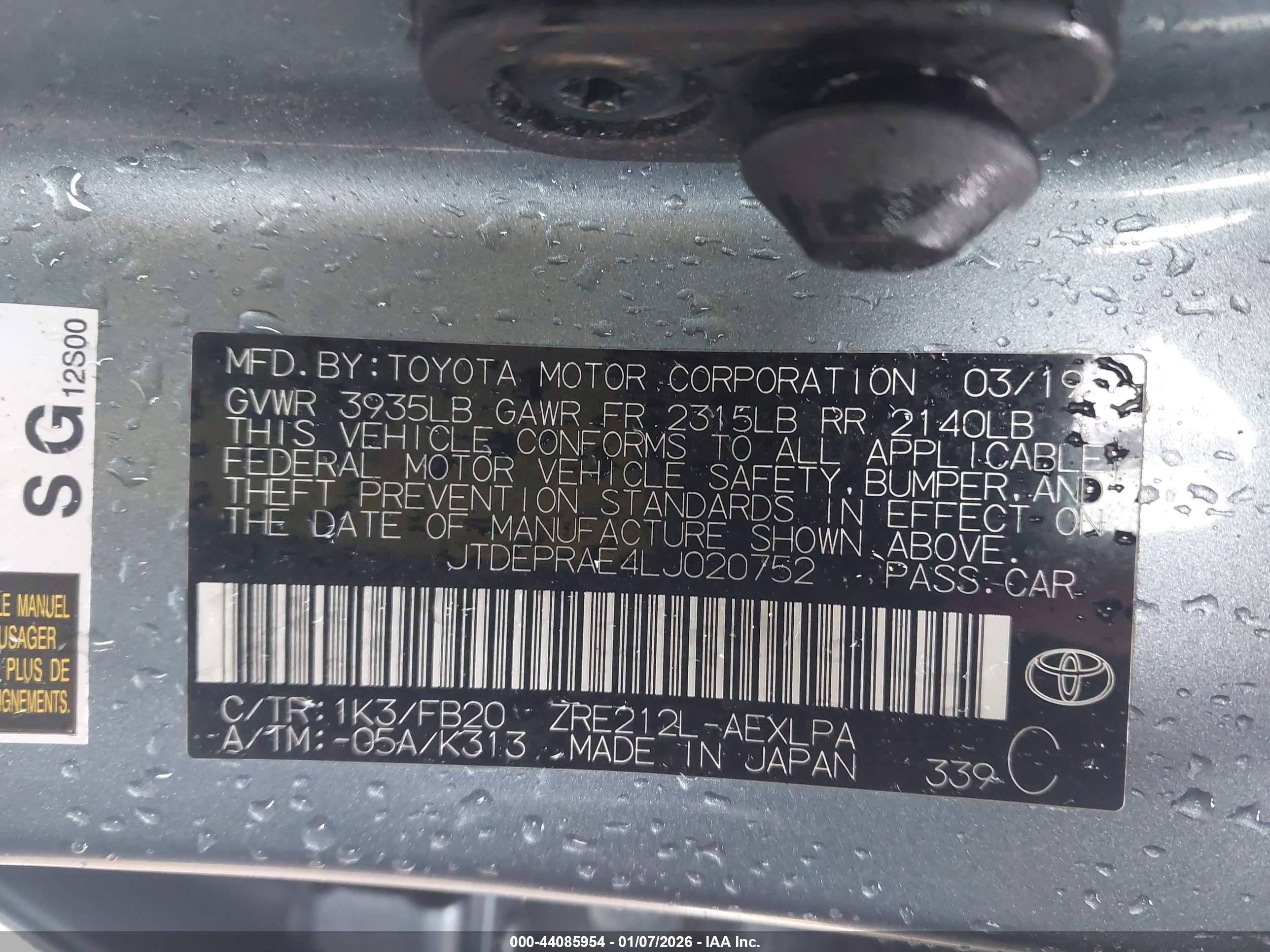 TOYOTA COROLLA image 9