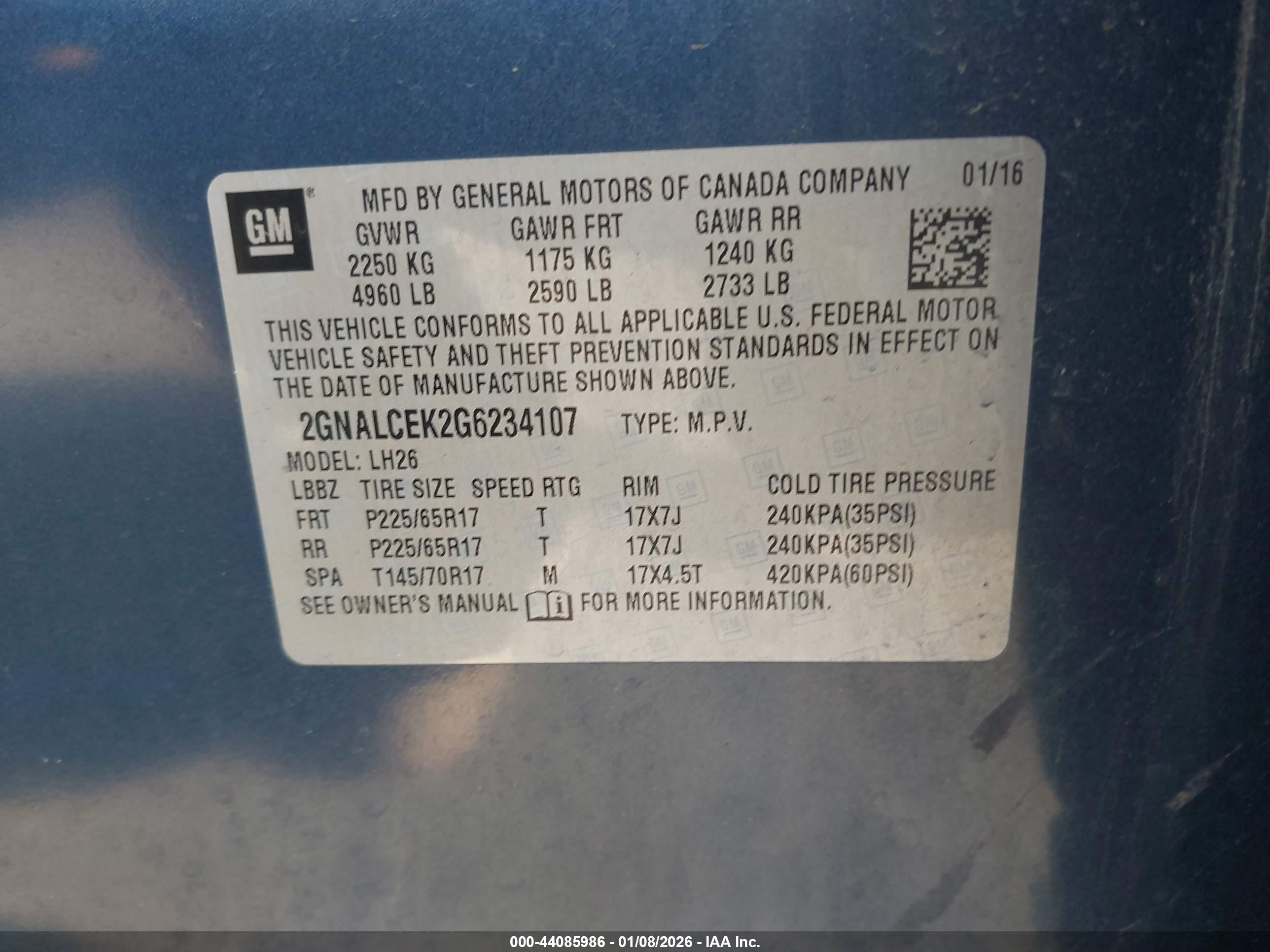 CHEVROLET EQUINOX image 9
