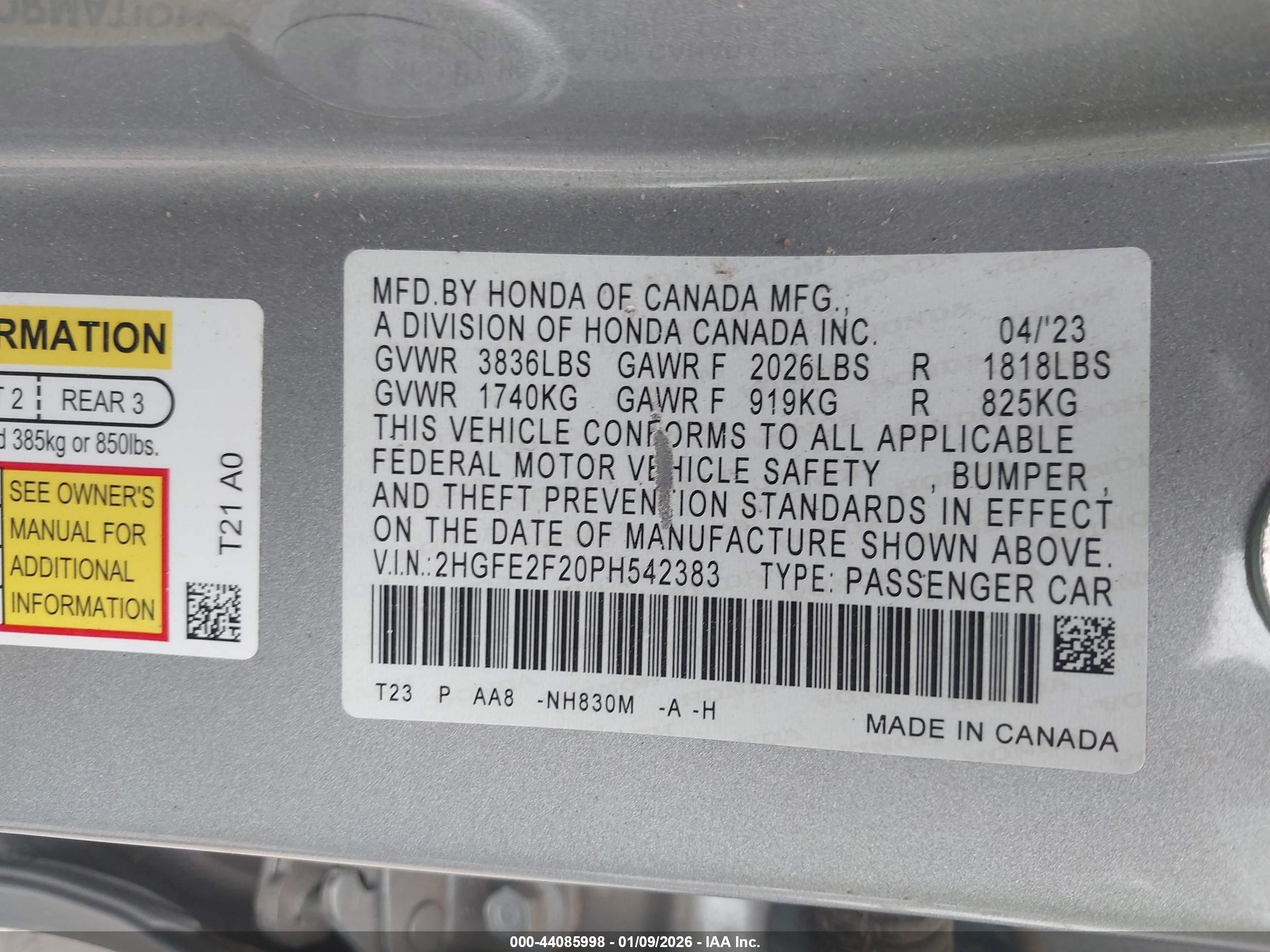 HONDA CIVIC image 9