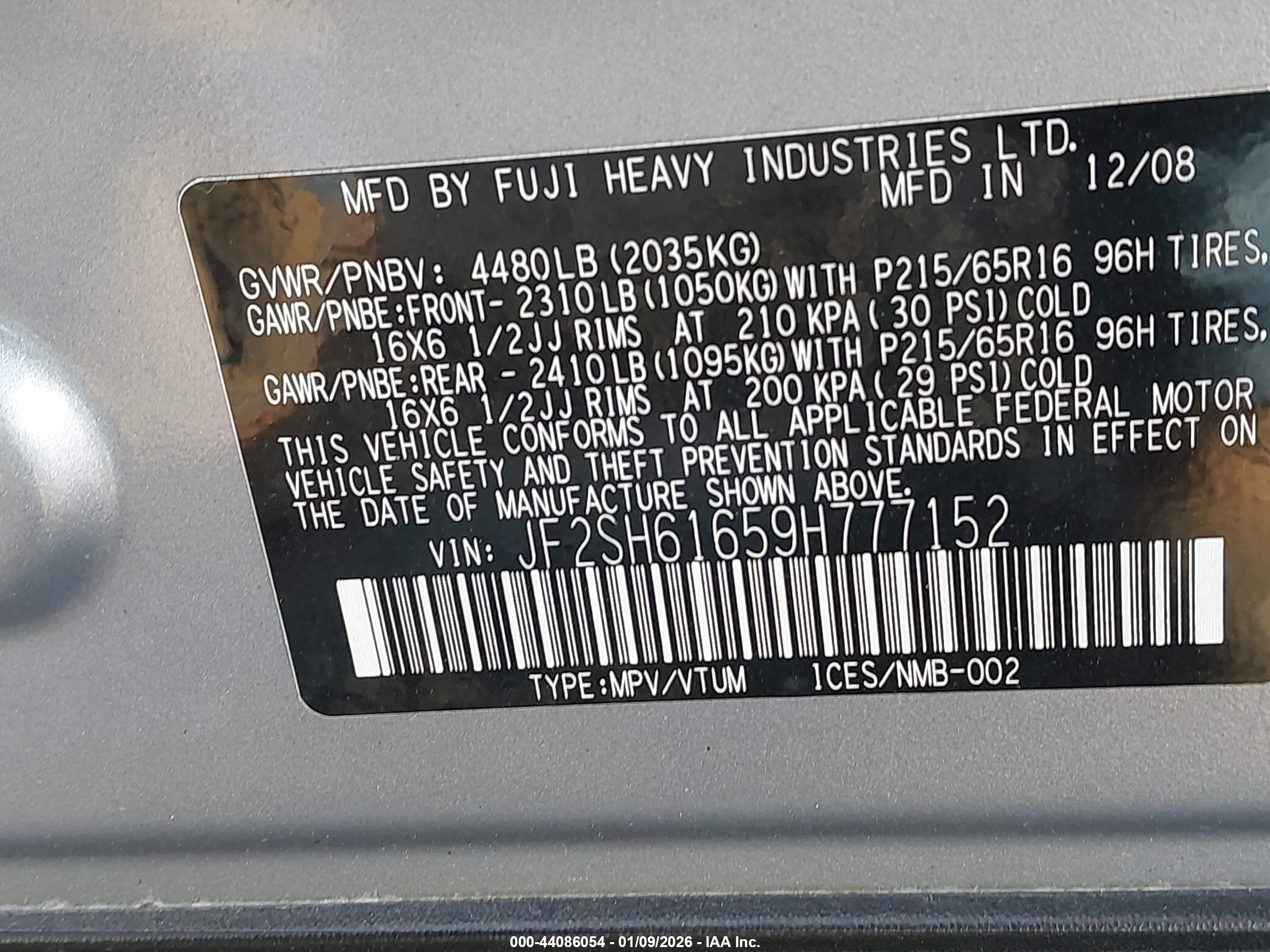 SUBARU FORESTER image 9