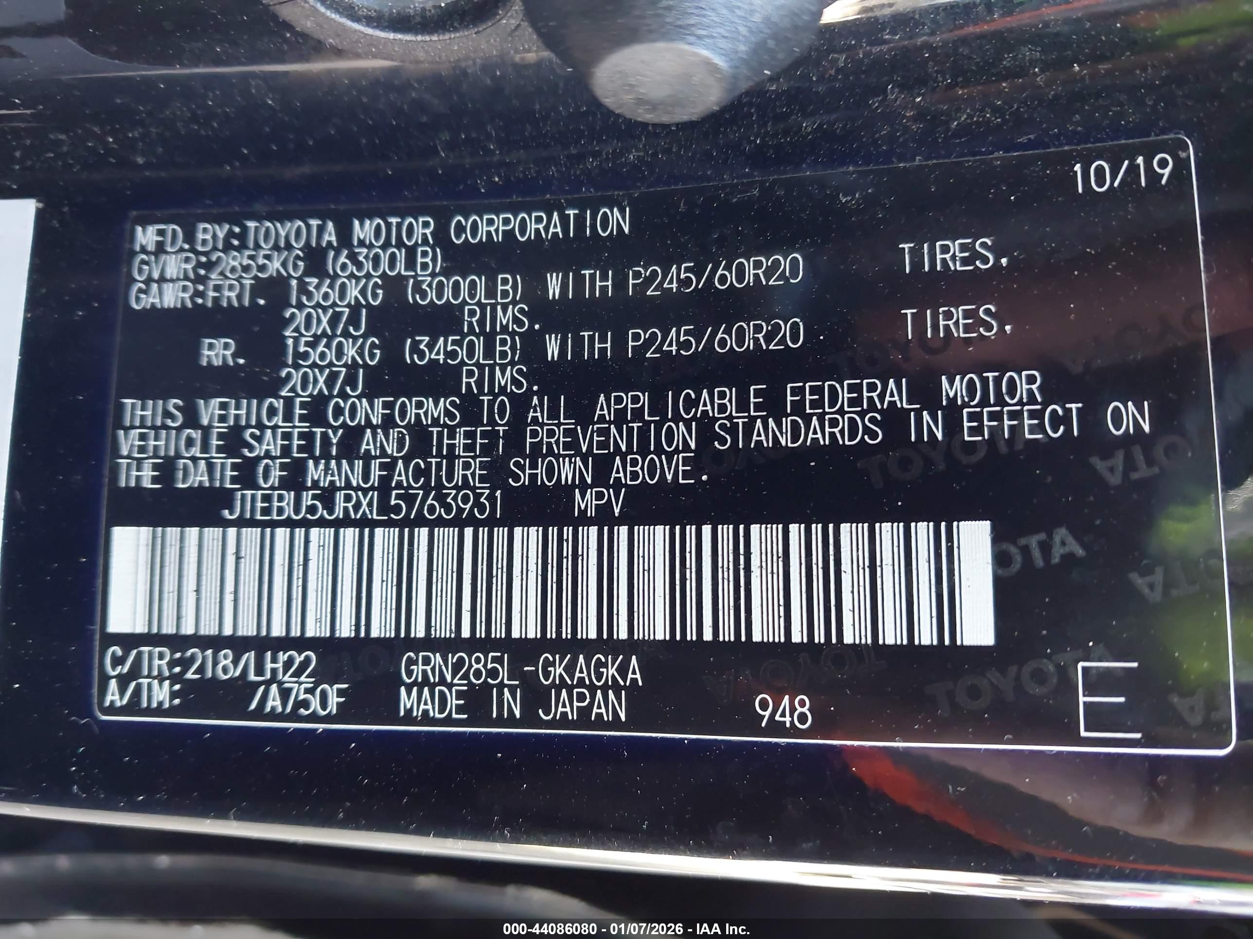 TOYOTA 4RUNNER image 9