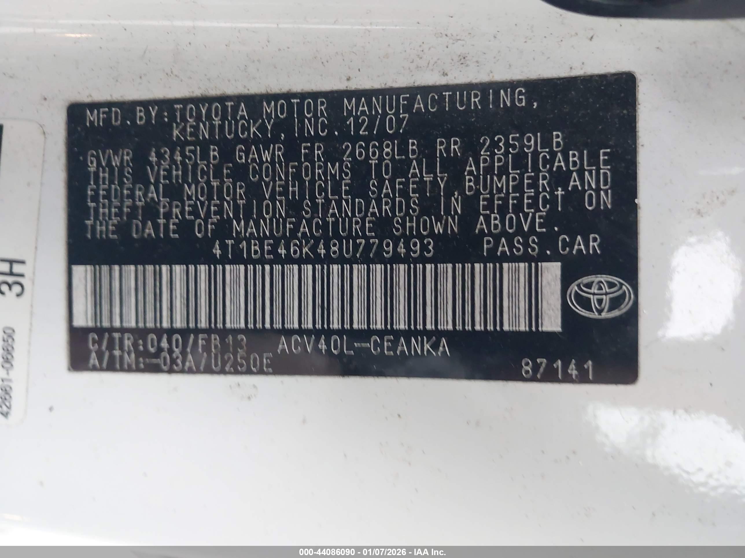 TOYOTA CAMRY image 9