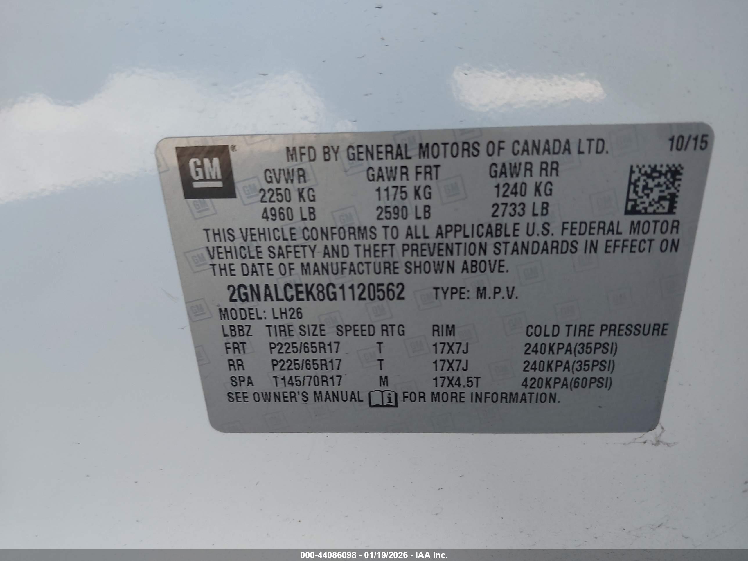 CHEVROLET EQUINOX image 9