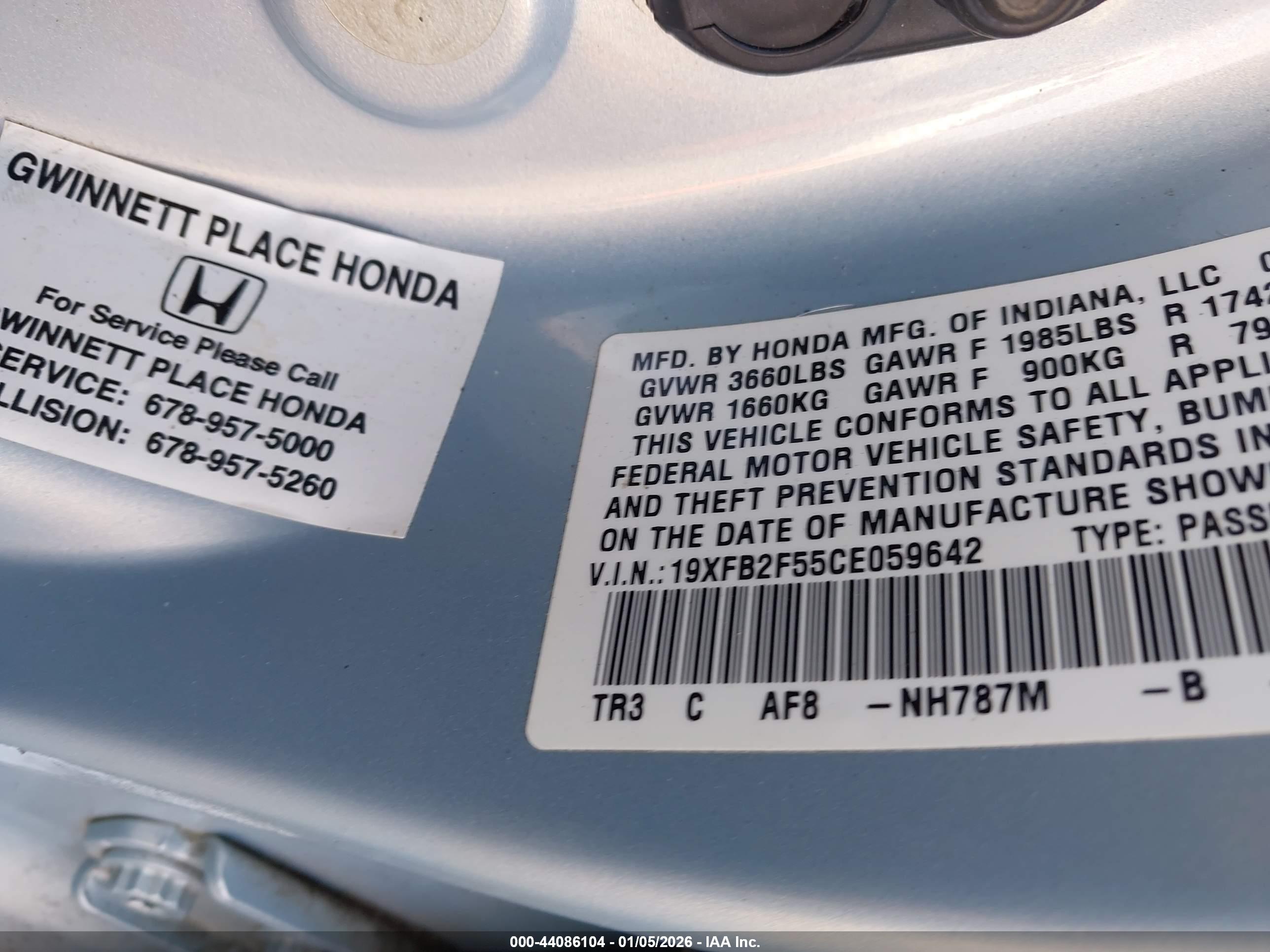 HONDA CIVIC image 9
