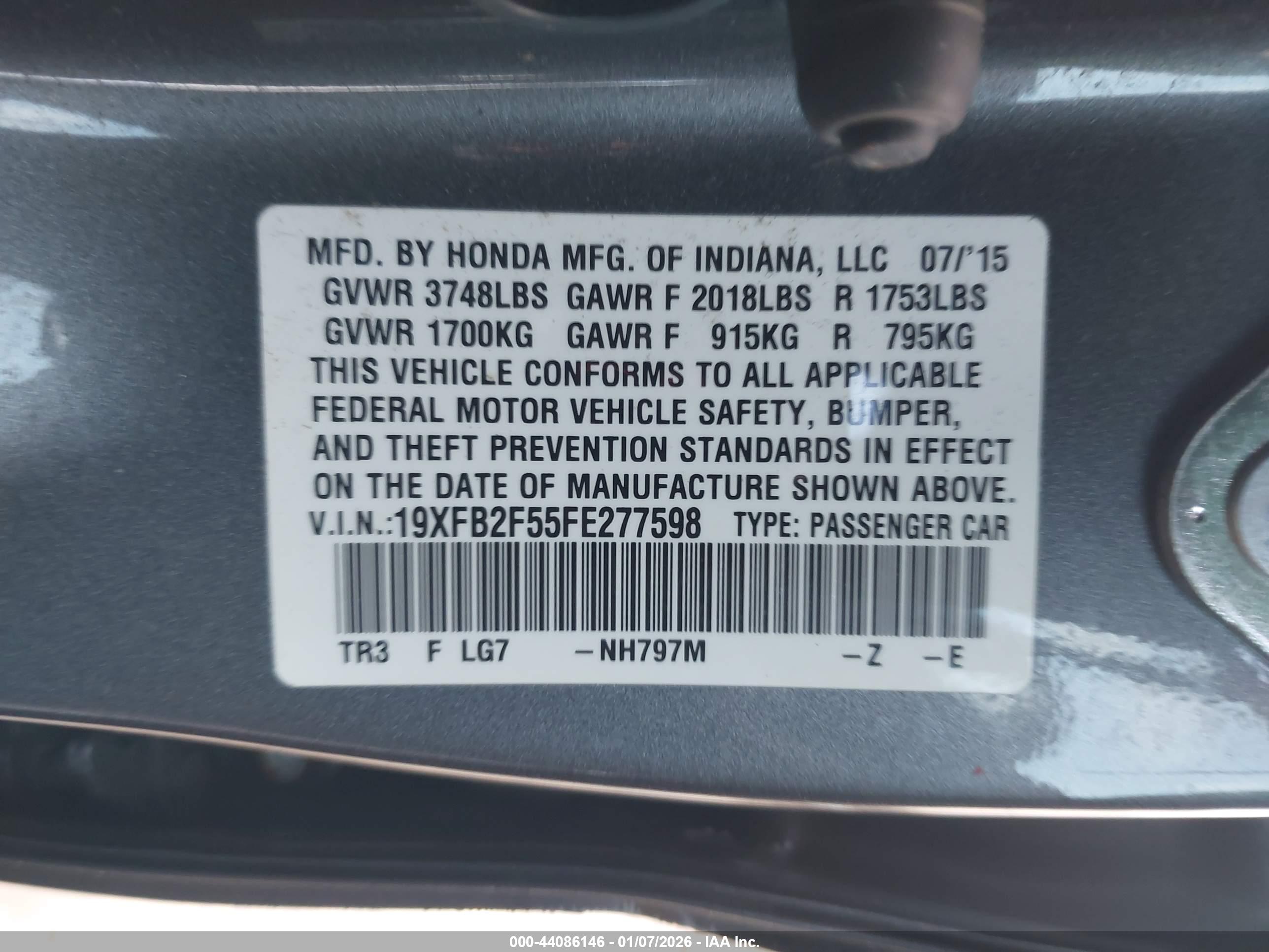 HONDA CIVIC image 9