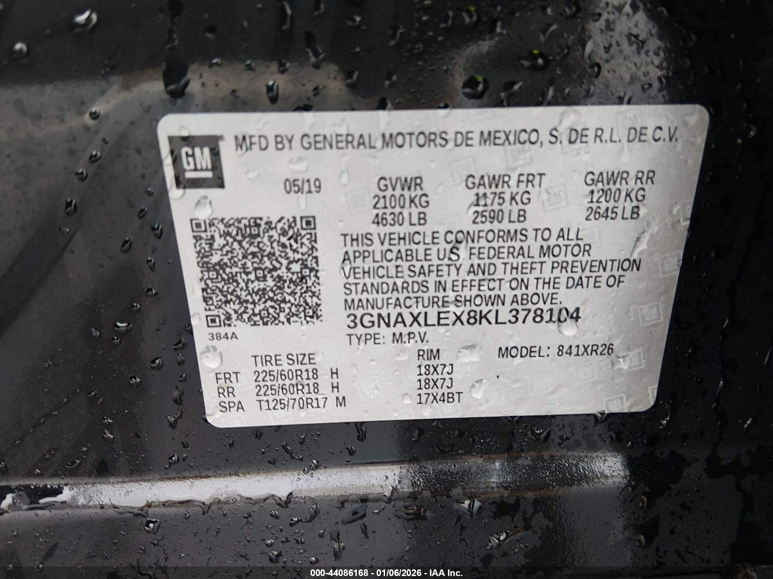 CHEVROLET EQUINOX image 9