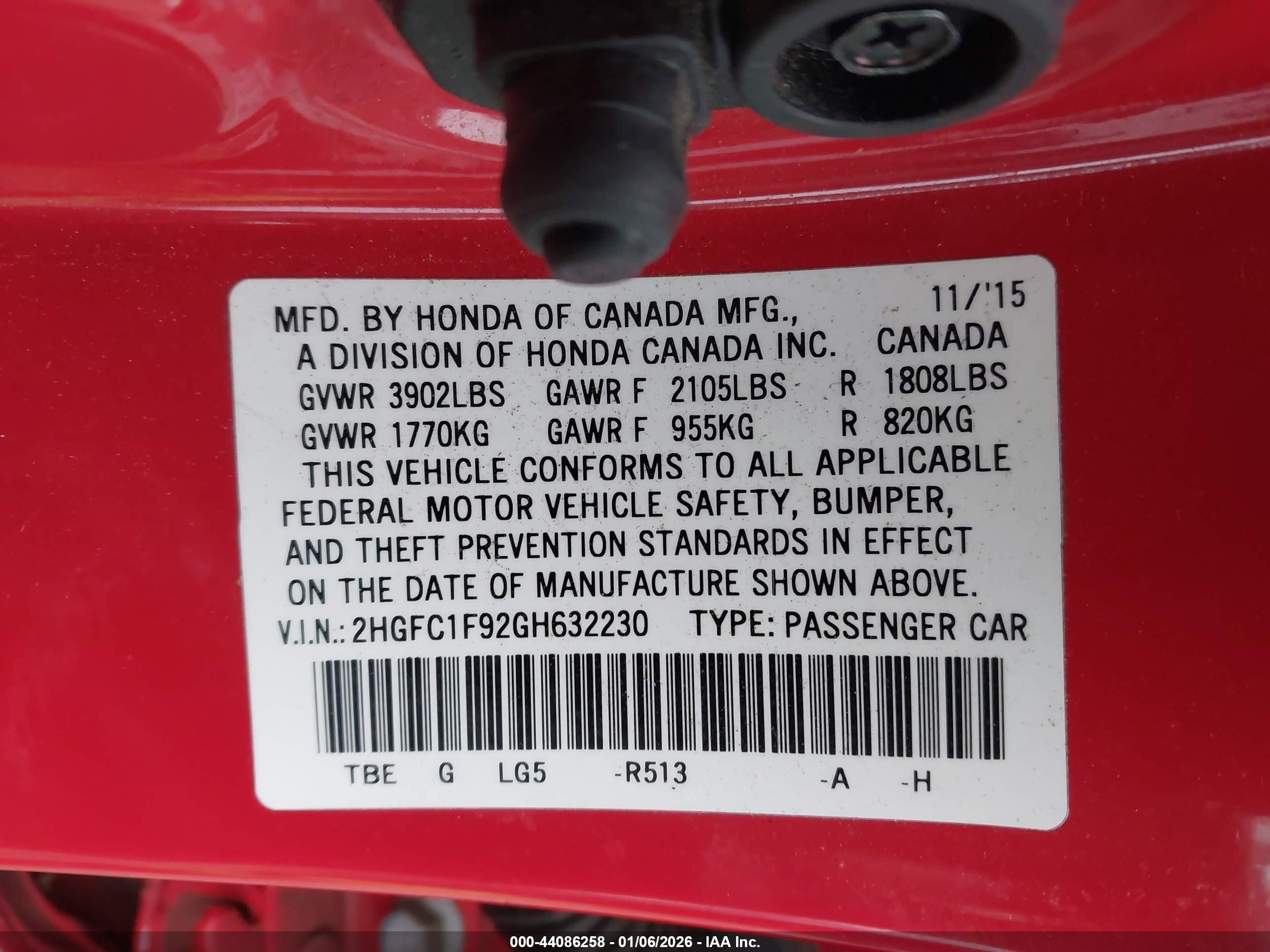 HONDA CIVIC image 9