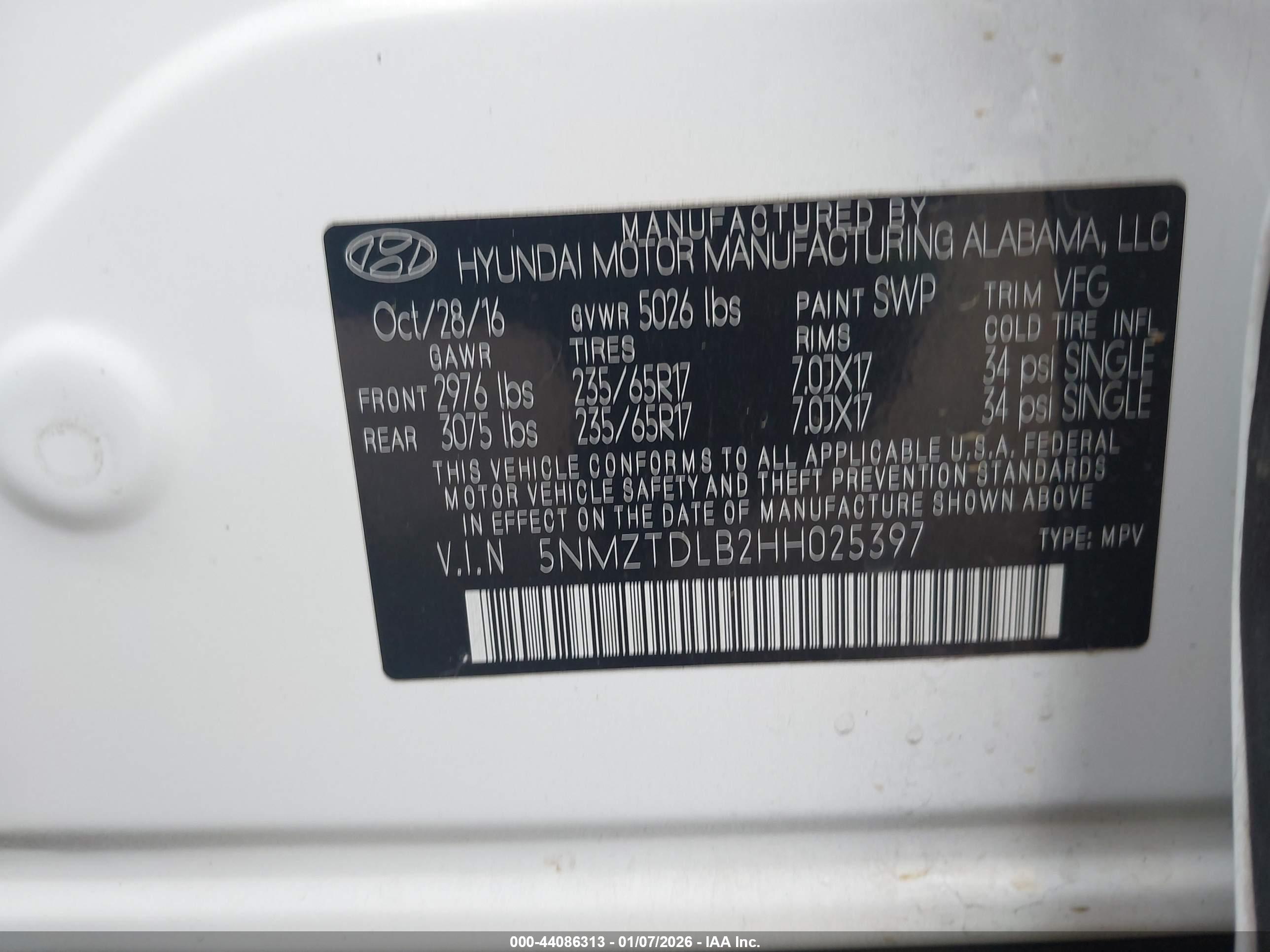 HYUNDAI SANTA image 9