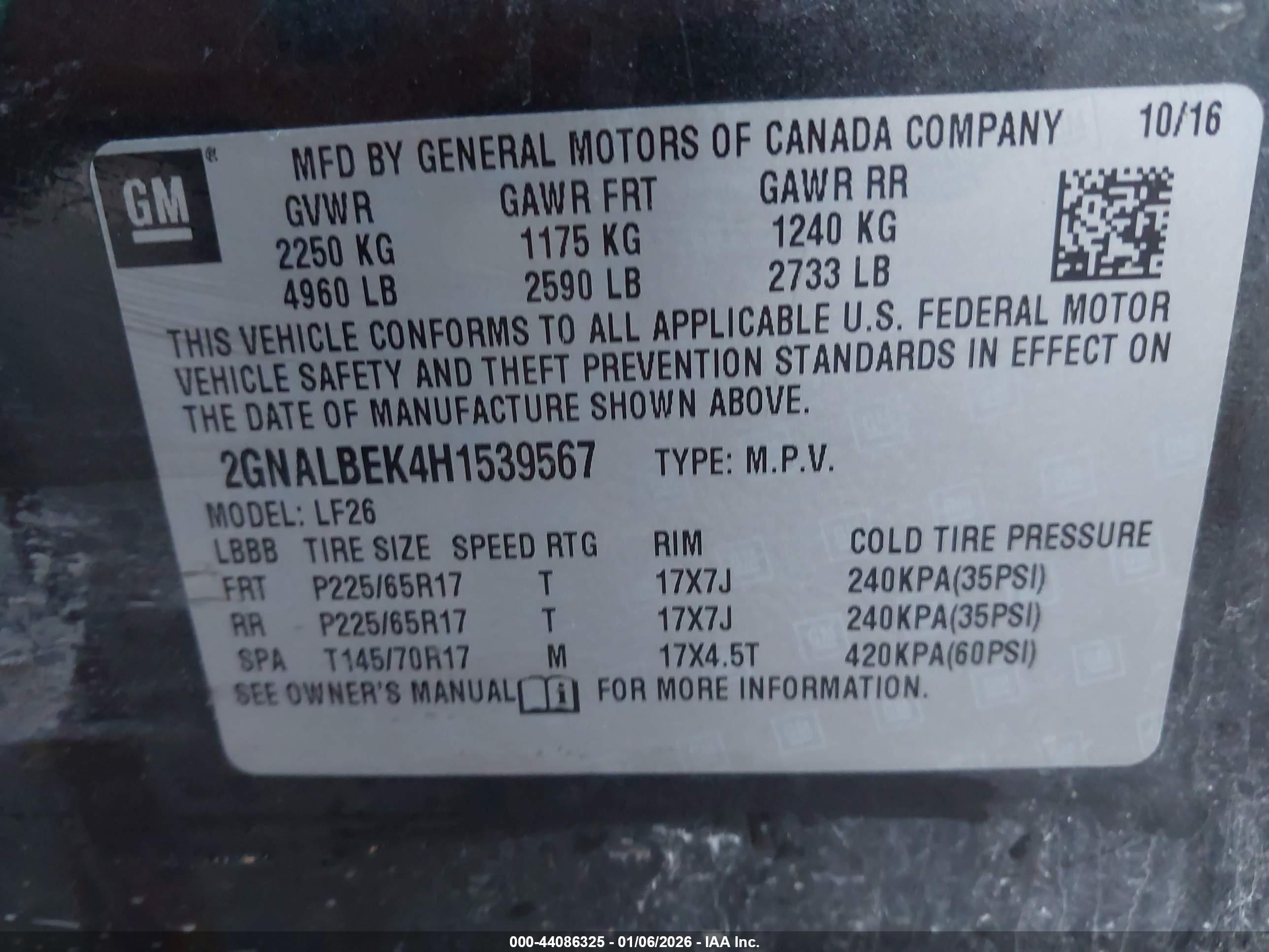 CHEVROLET EQUINOX image 9