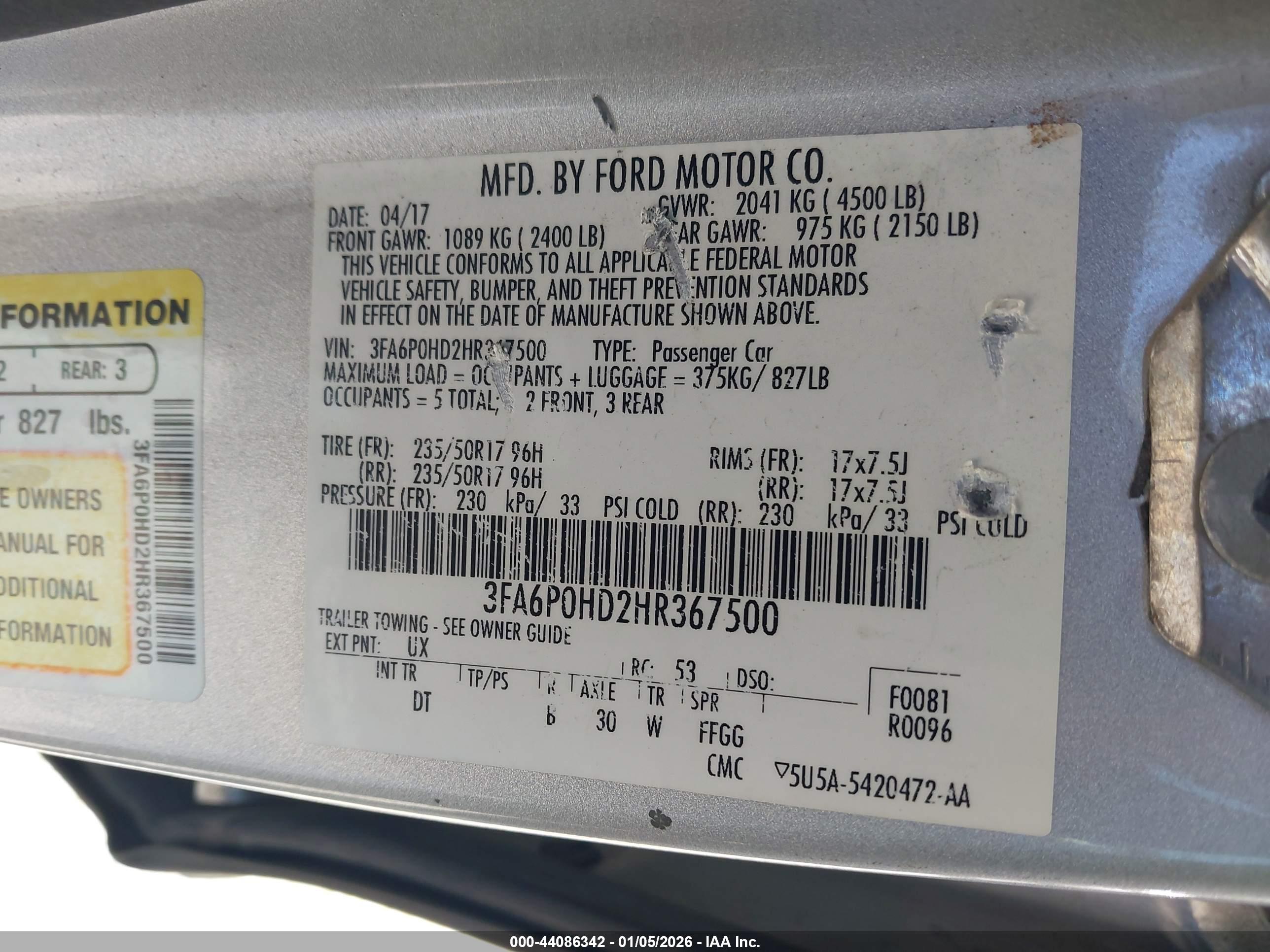 FORD FUSION image 9