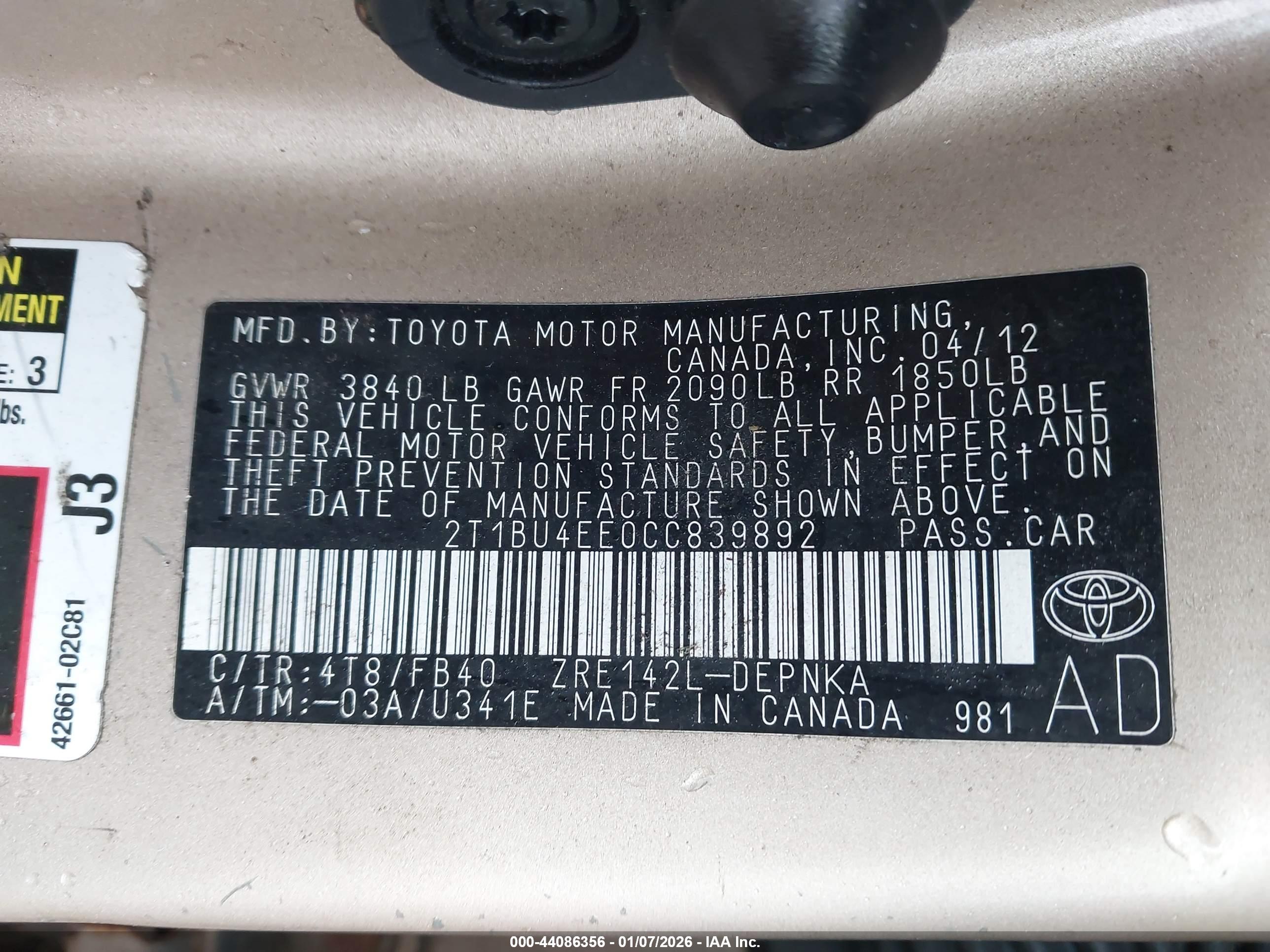 TOYOTA COROLLA image 9