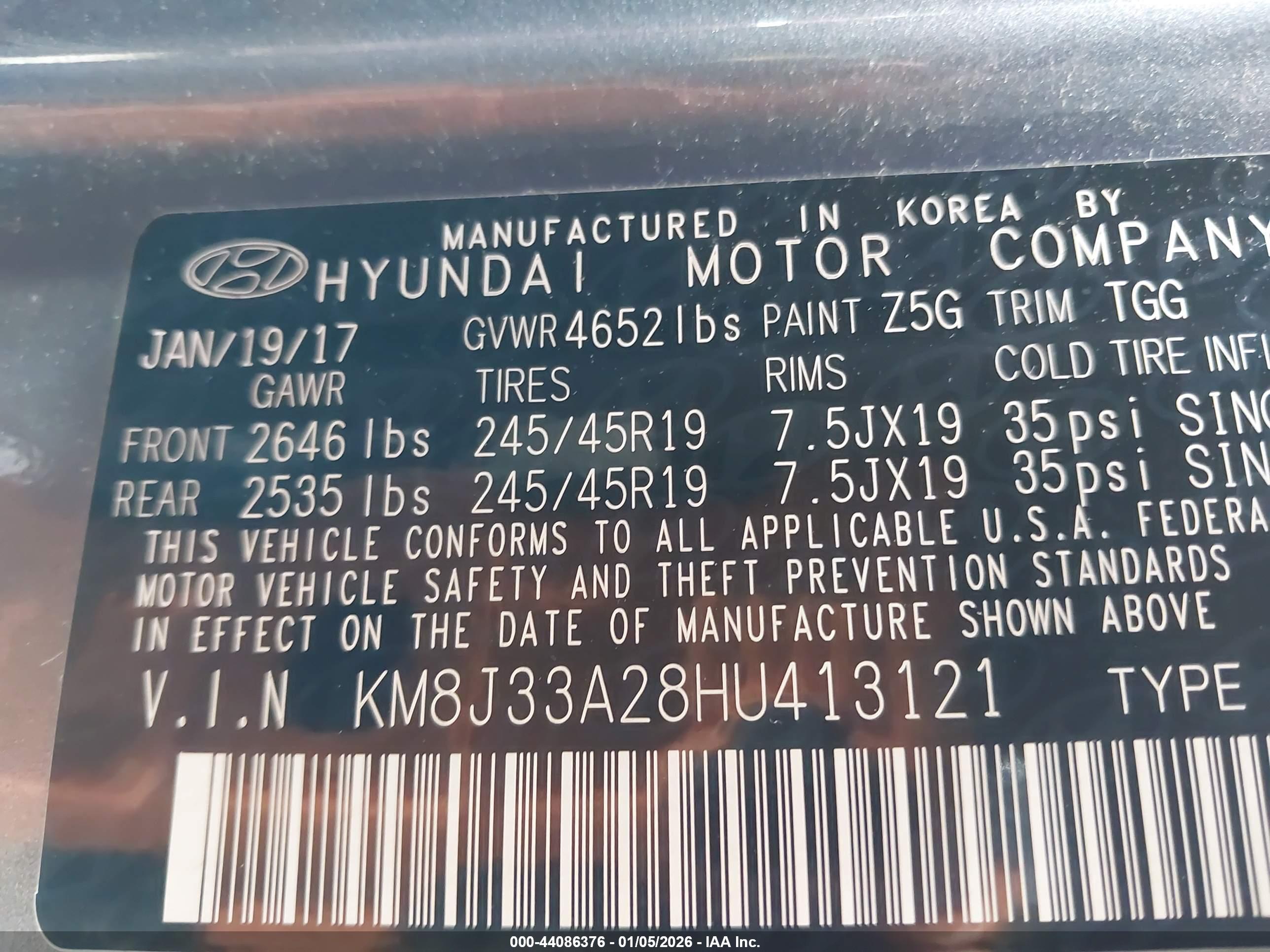 HYUNDAI TUCSON image 9