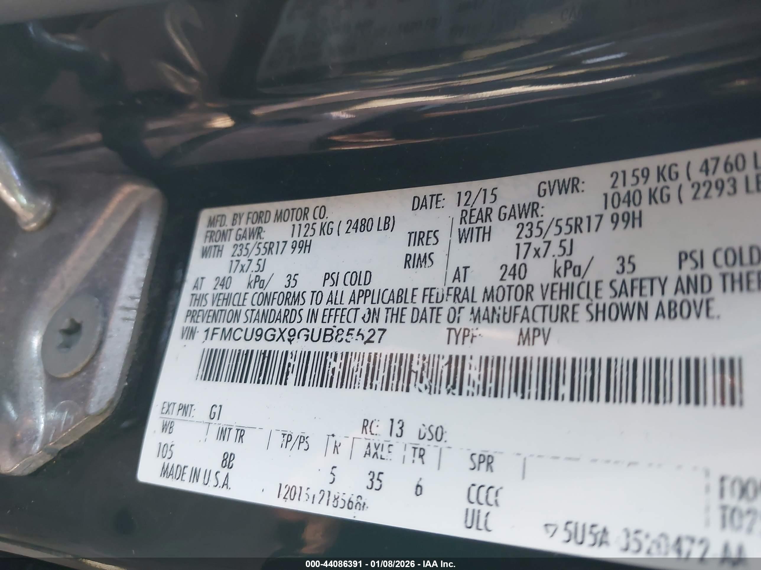 FORD ESCAPE image 9