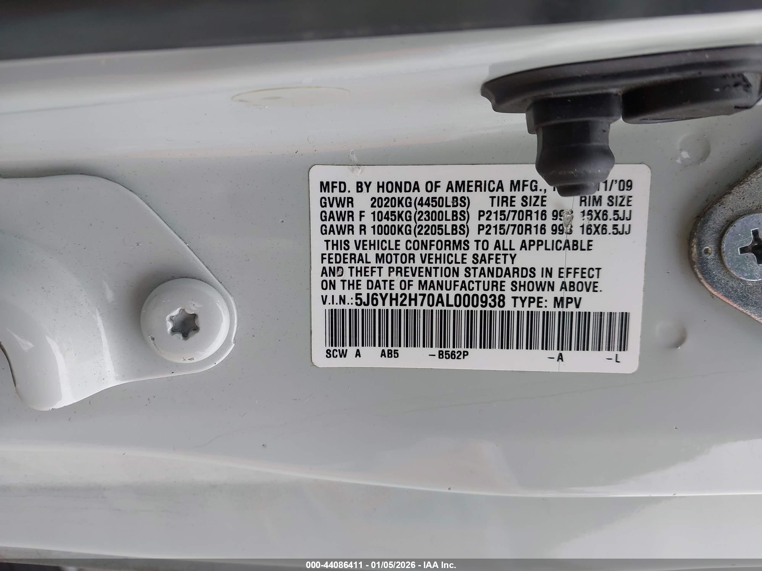 HONDA ELEMENT image 9