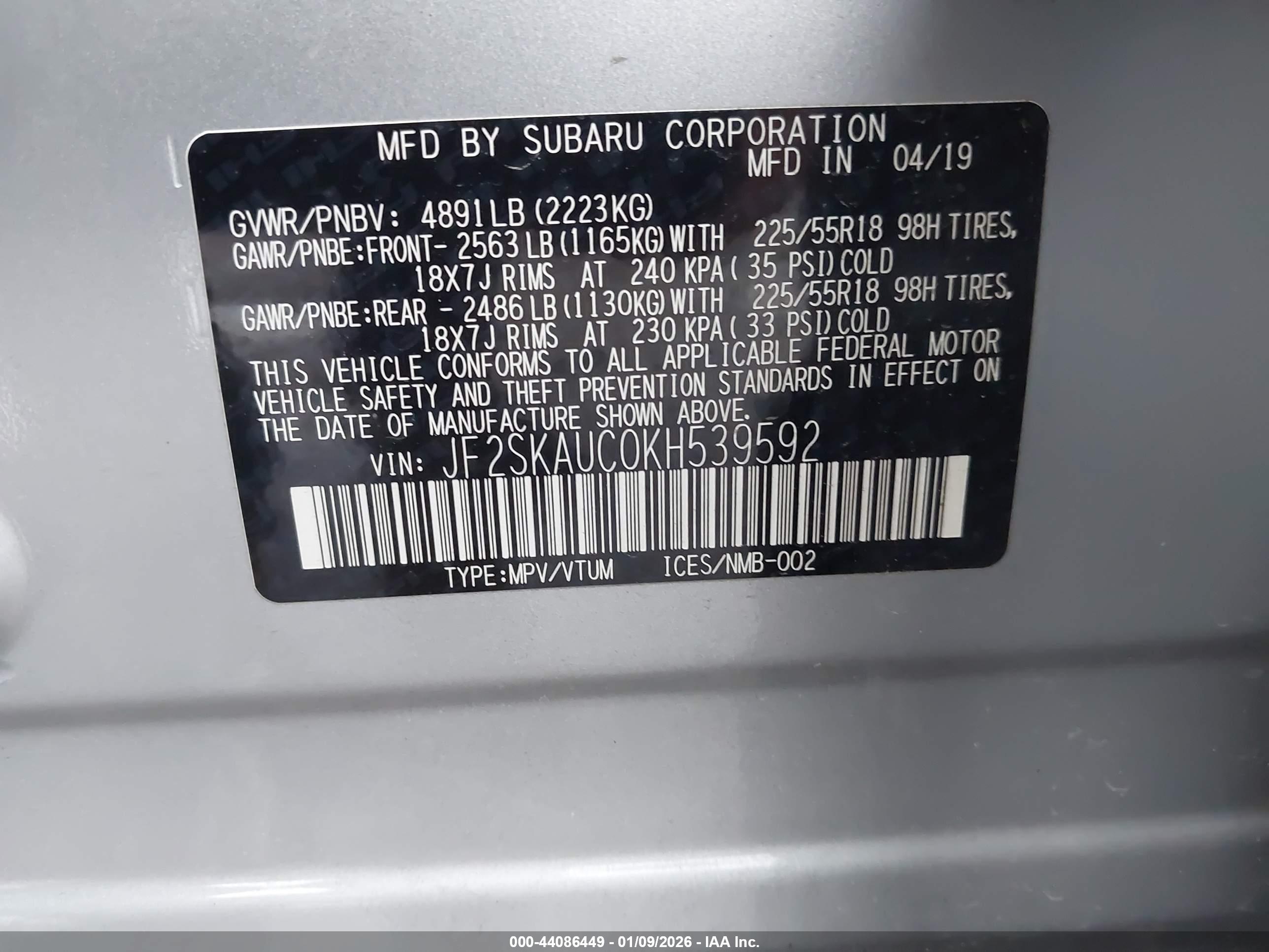 SUBARU FORESTER image 9