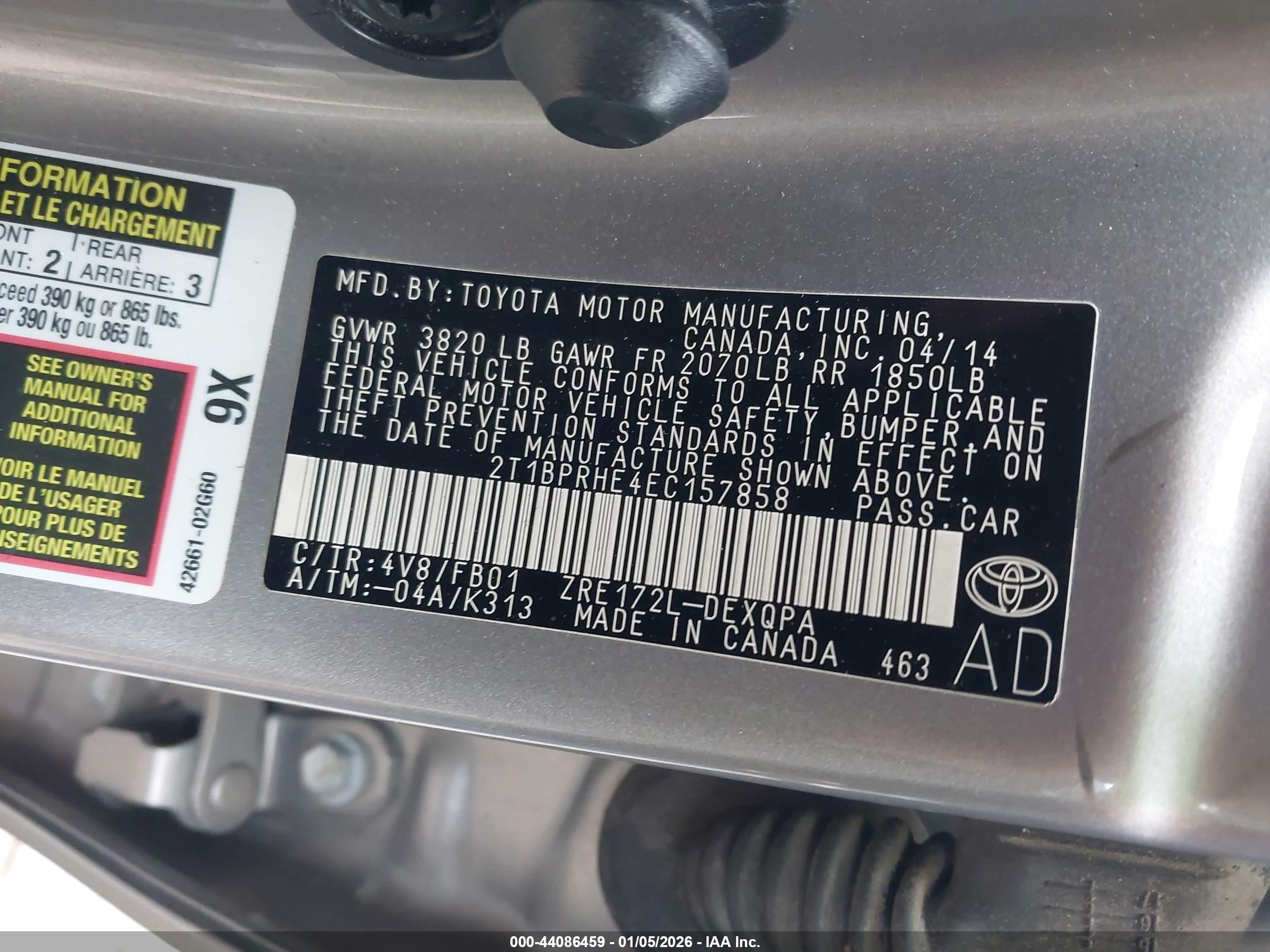TOYOTA COROLLA image 9