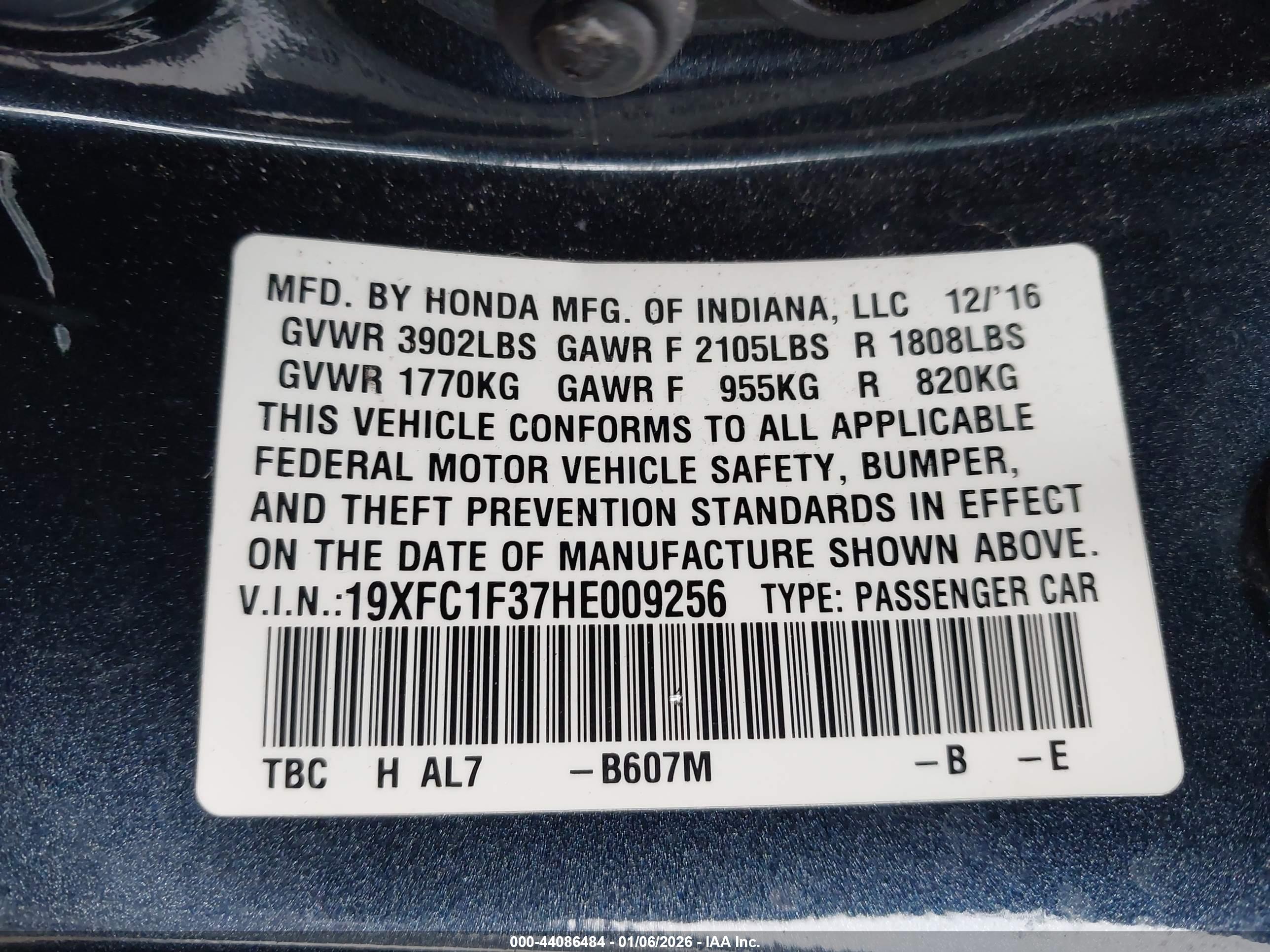 HONDA CIVIC image 9