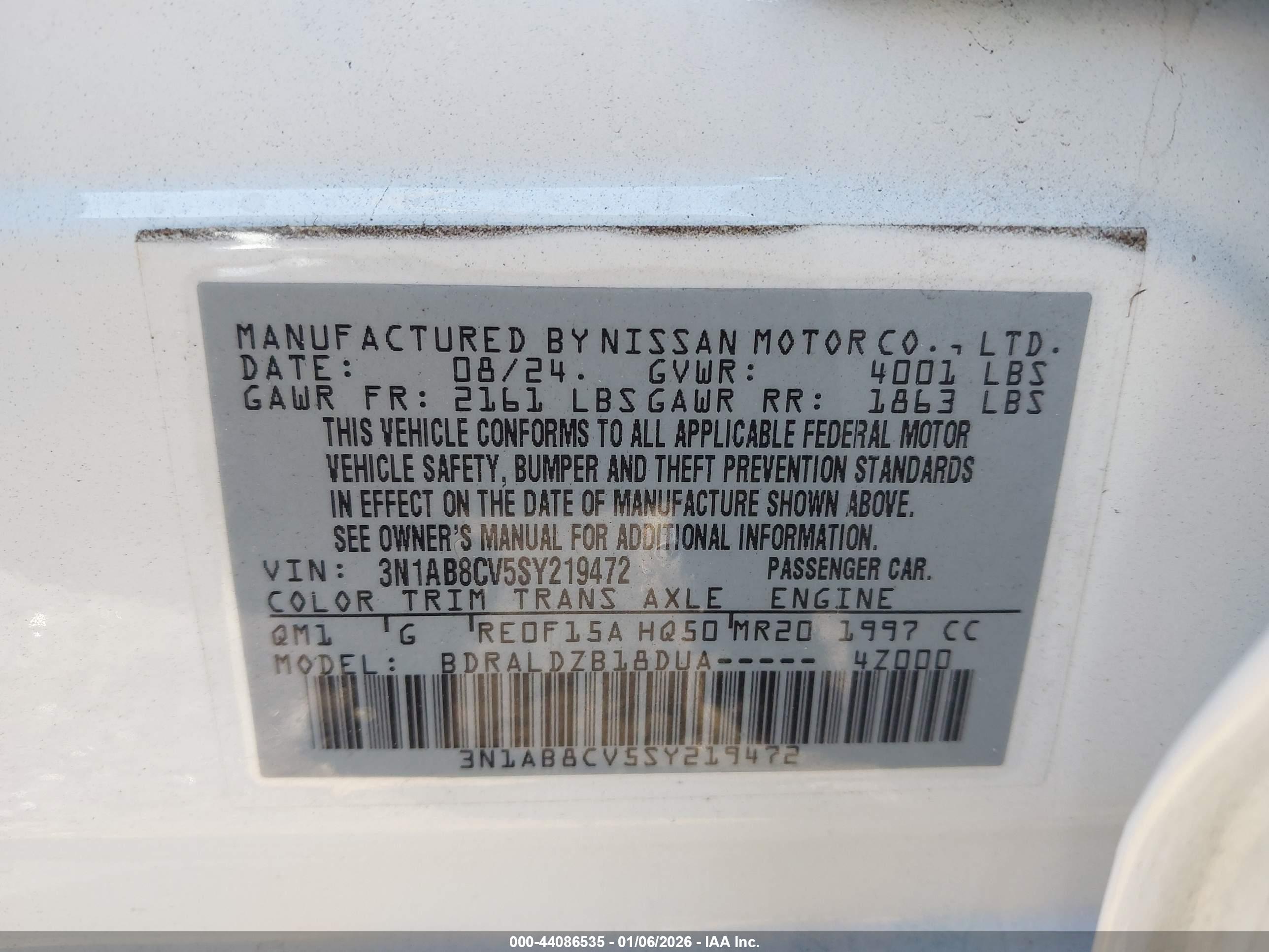 NISSAN SENTRA image 9