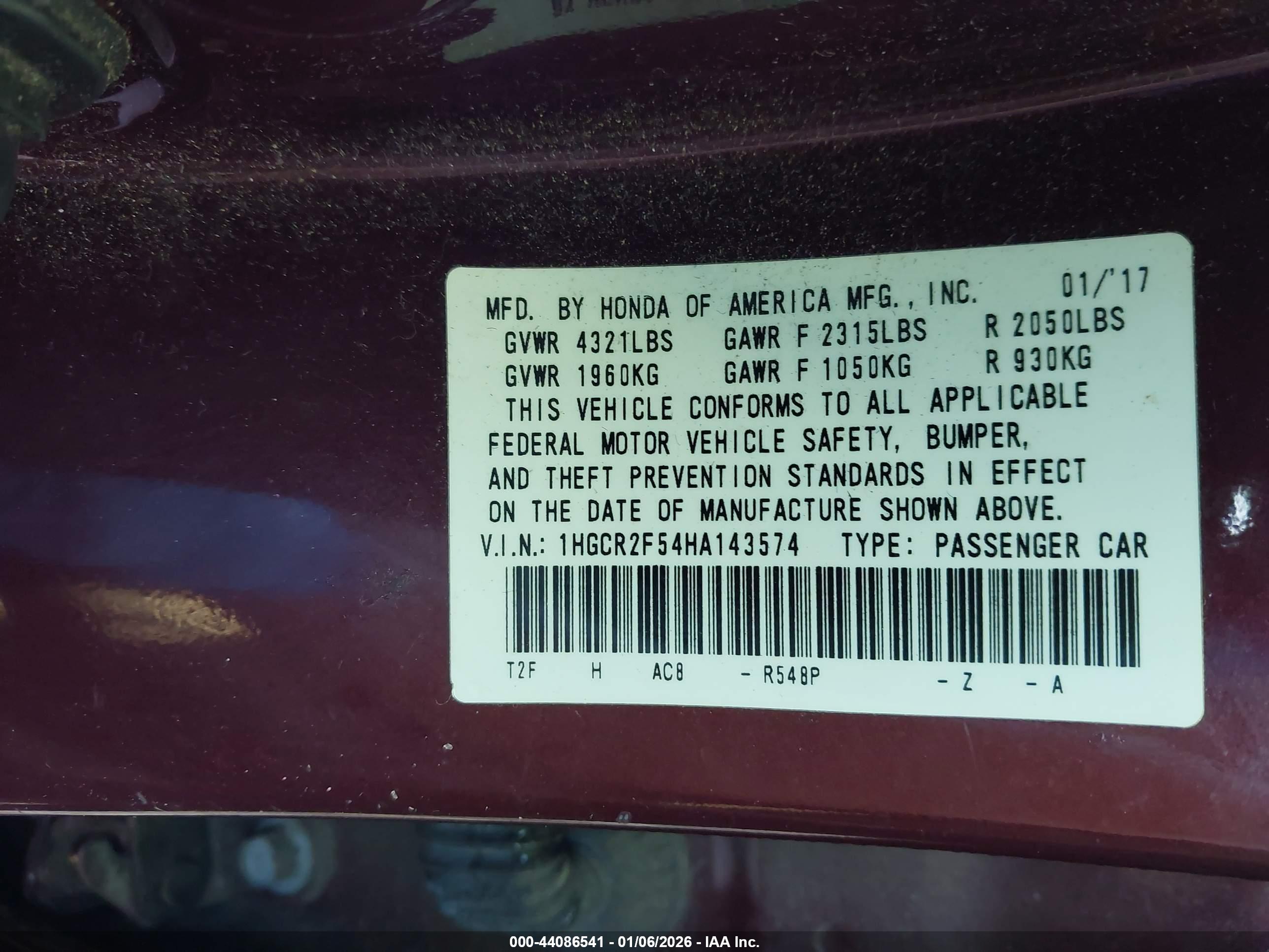 HONDA ACCORD image 9