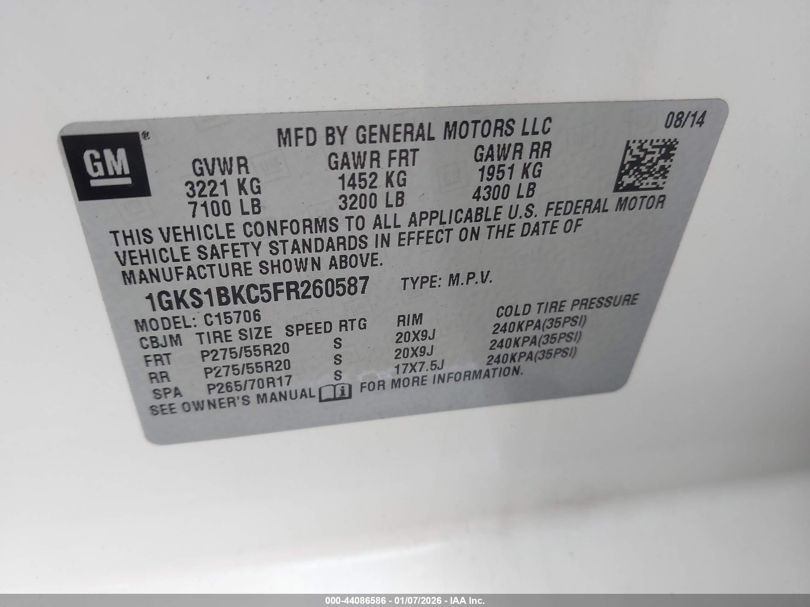 GMC YUKON image 9