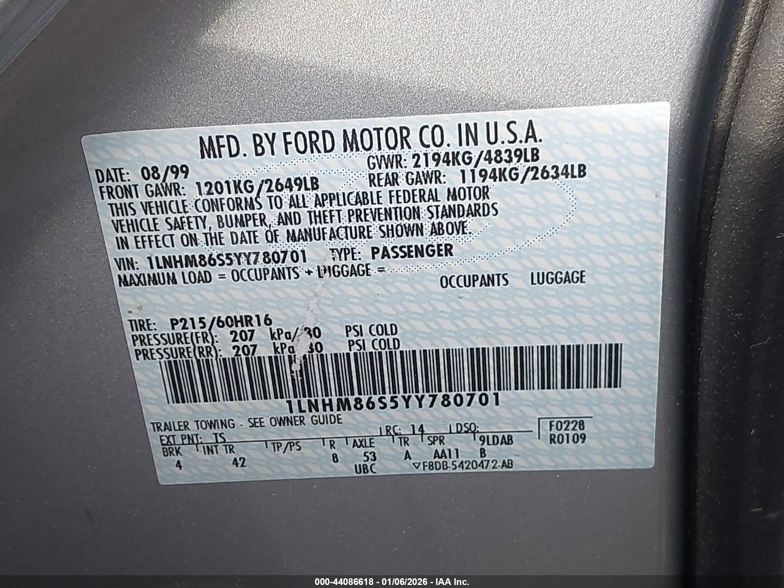 LINCOLN LS image 9