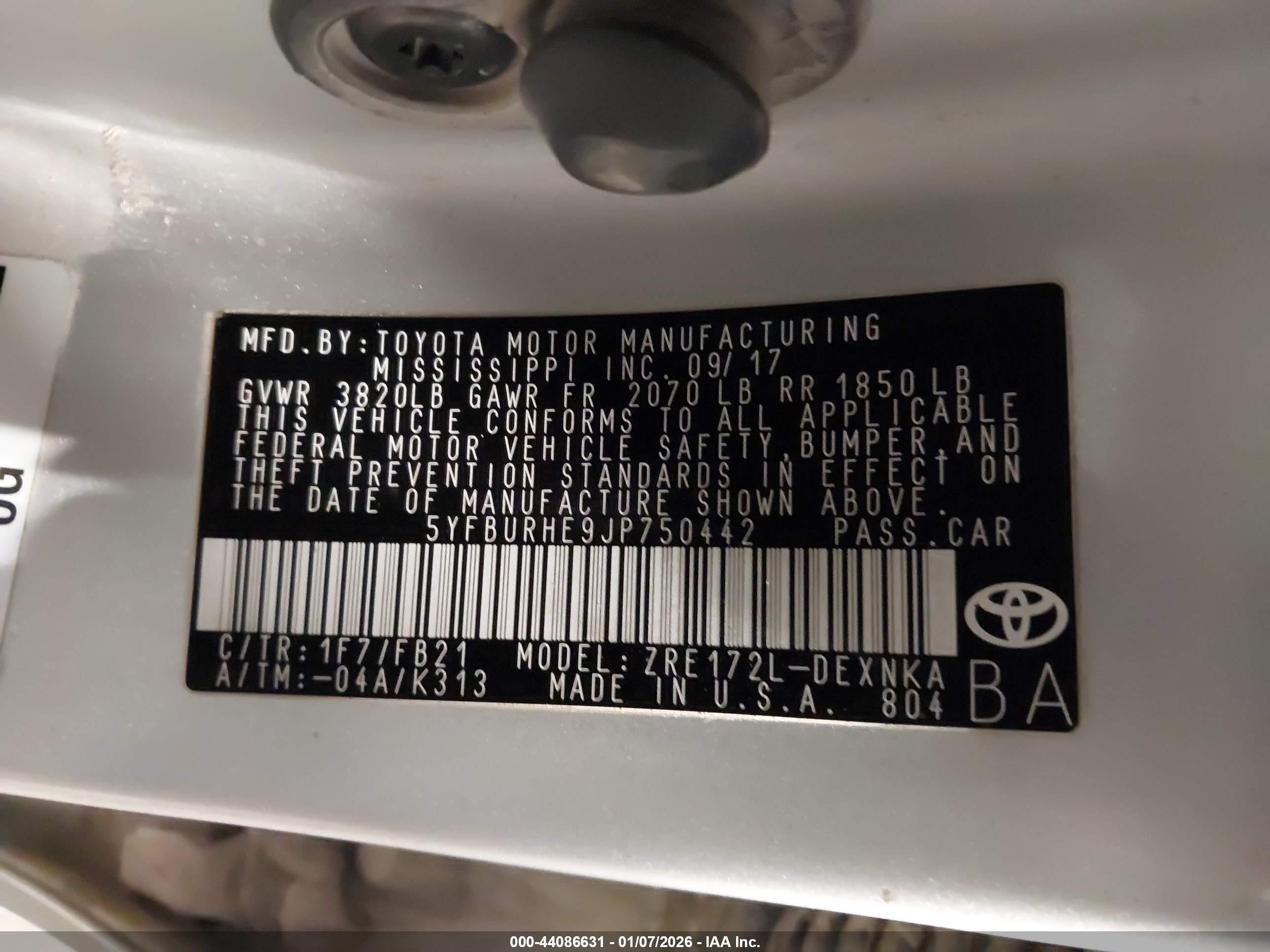 TOYOTA COROLLA image 9