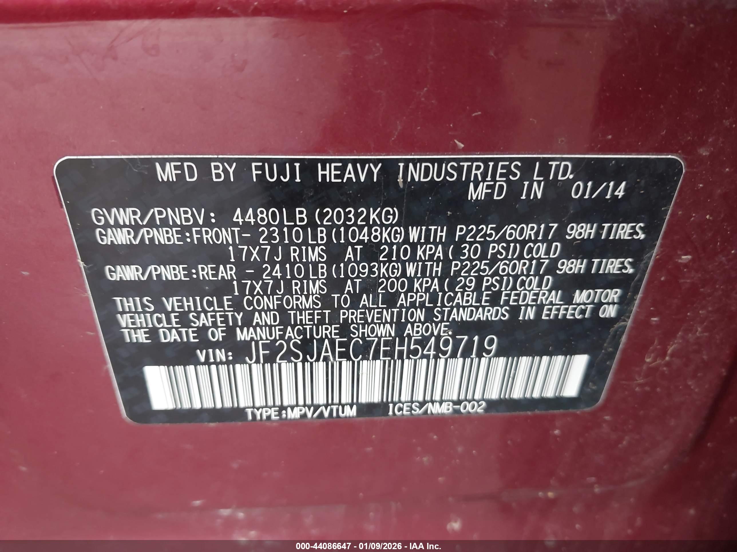 SUBARU FORESTER image 9